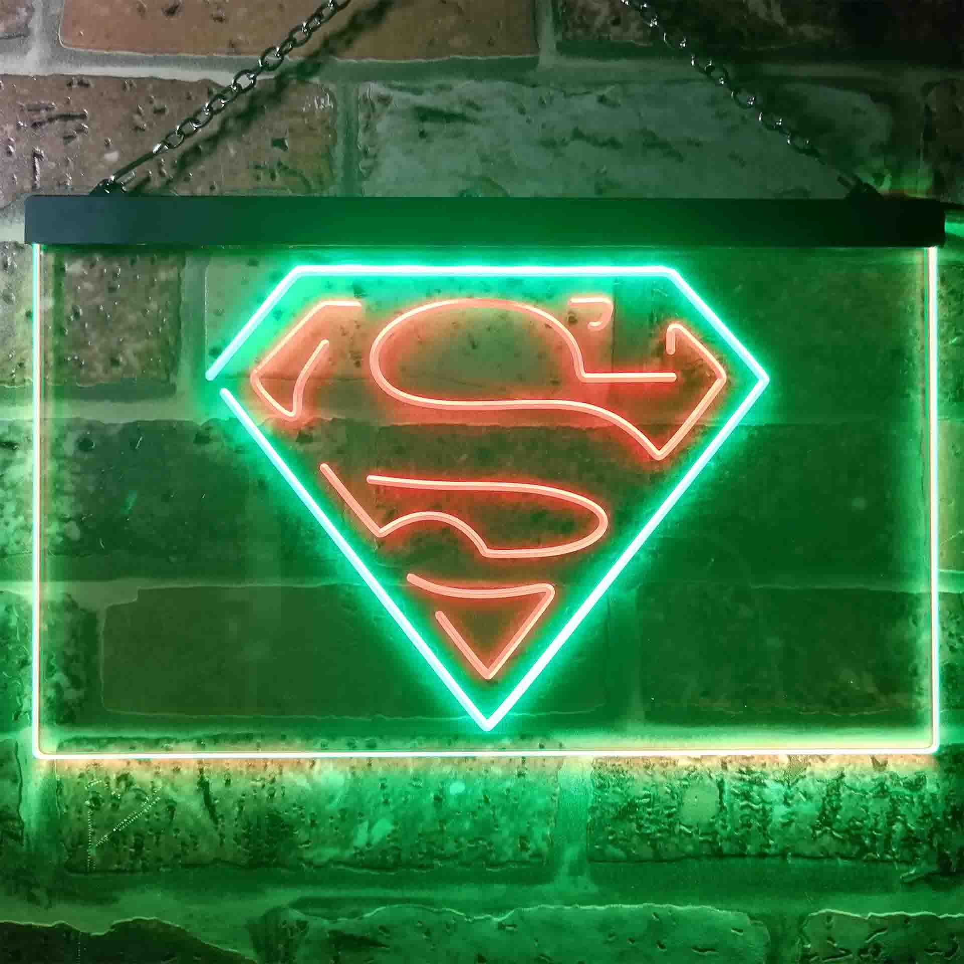 Superman Hero Neon LED Sign