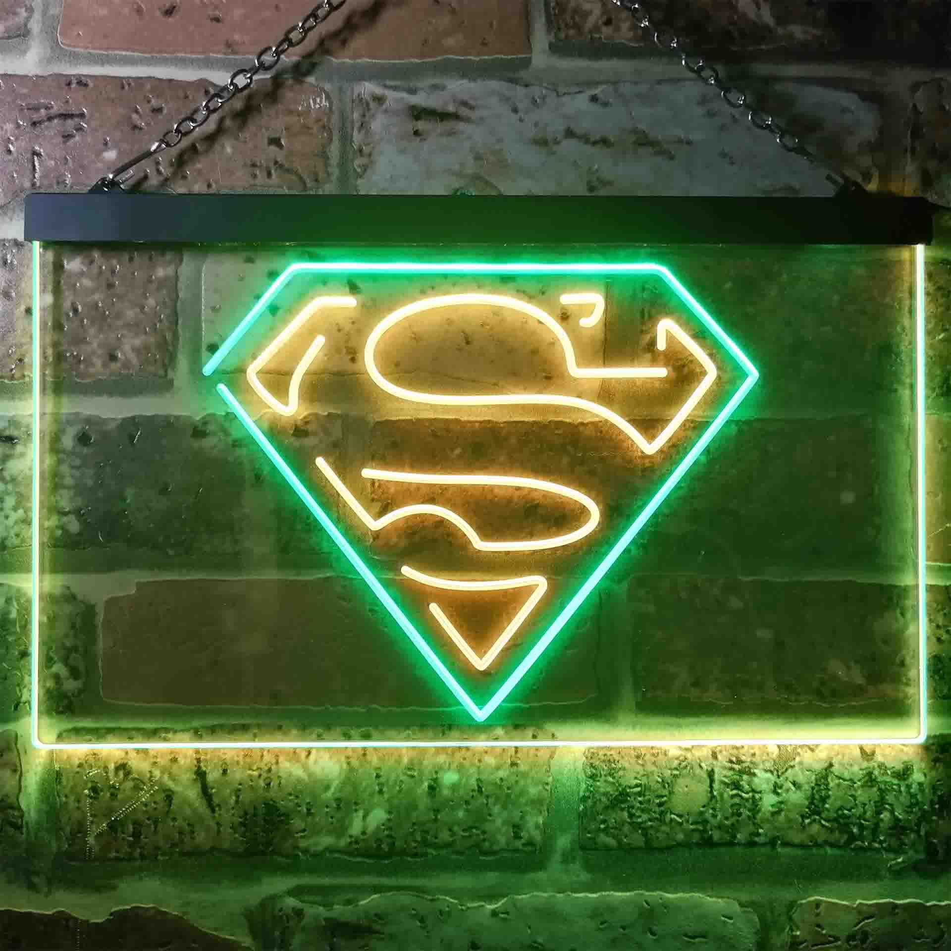 Superman Hero Neon LED Sign