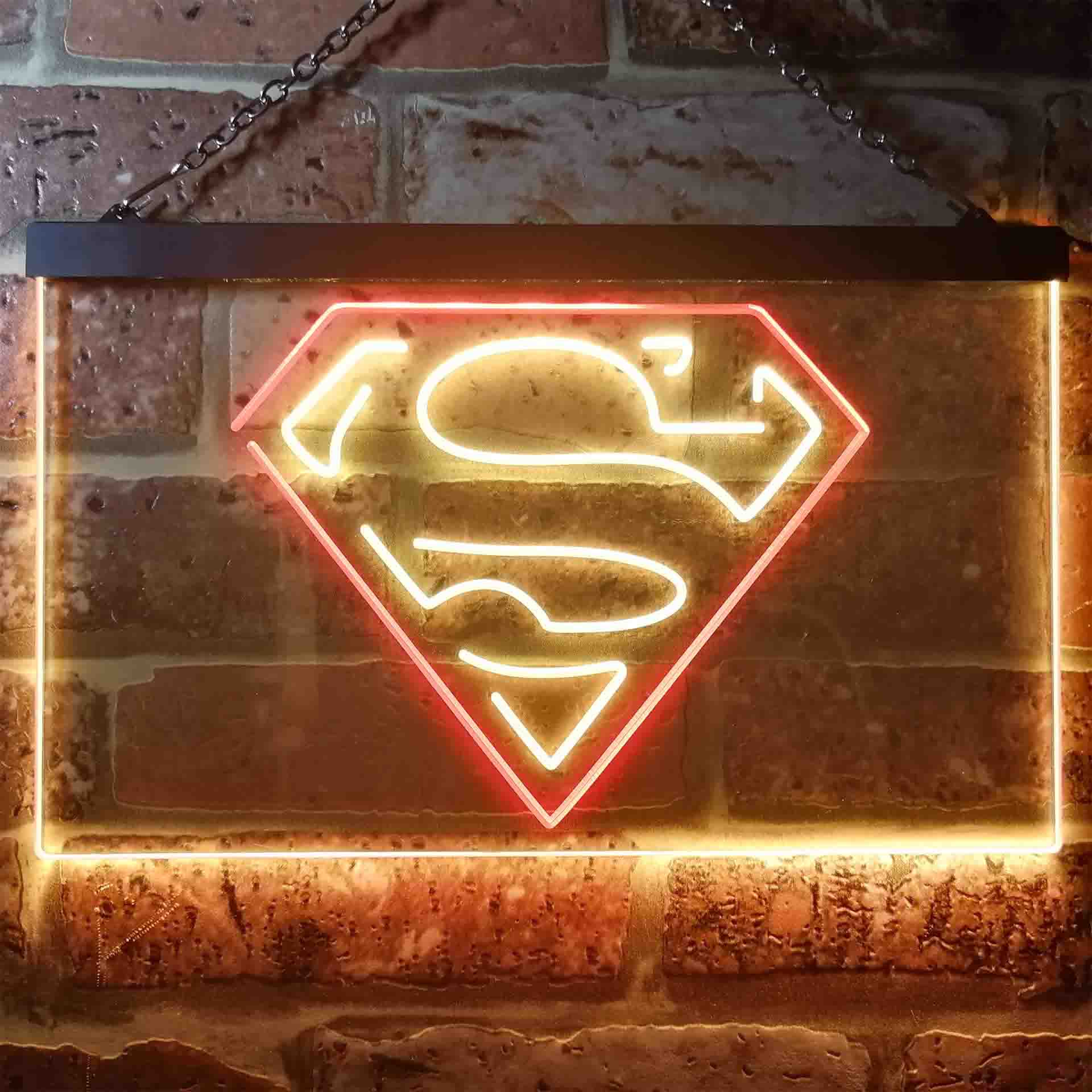 Superman Hero Neon LED Sign