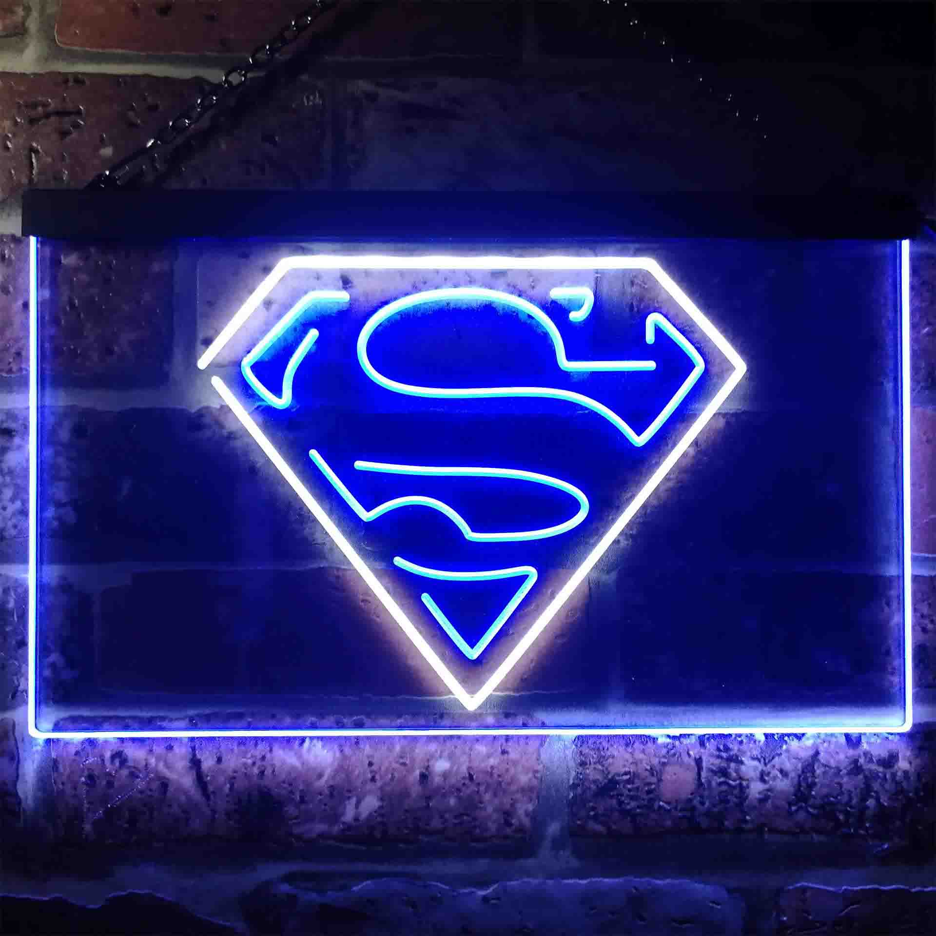 Superman Hero Neon LED Sign