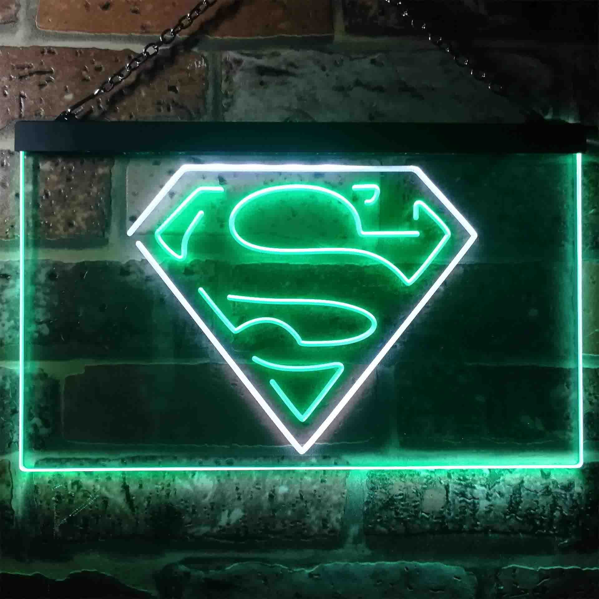 Superman Hero Neon LED Sign