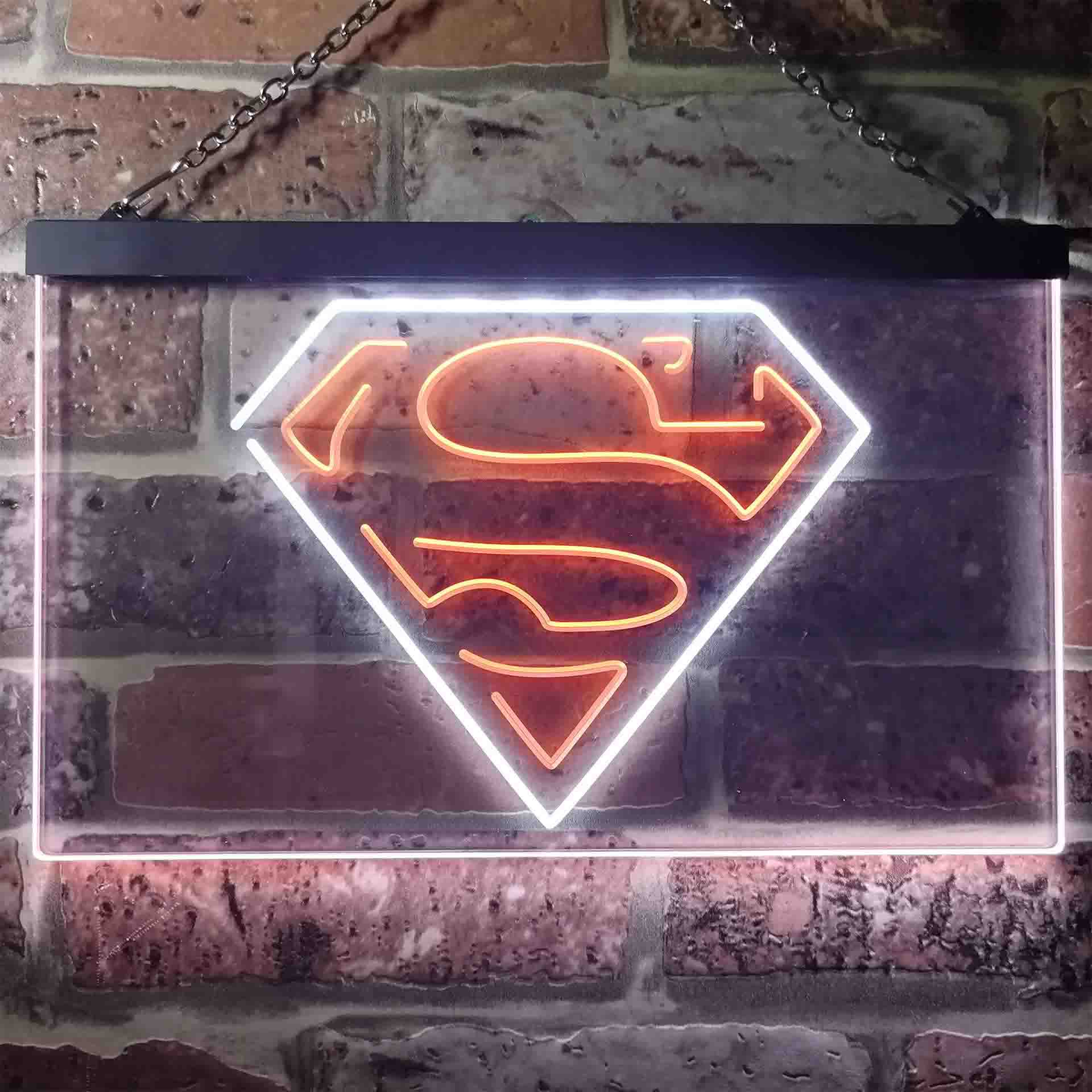 Superman Hero Neon LED Sign