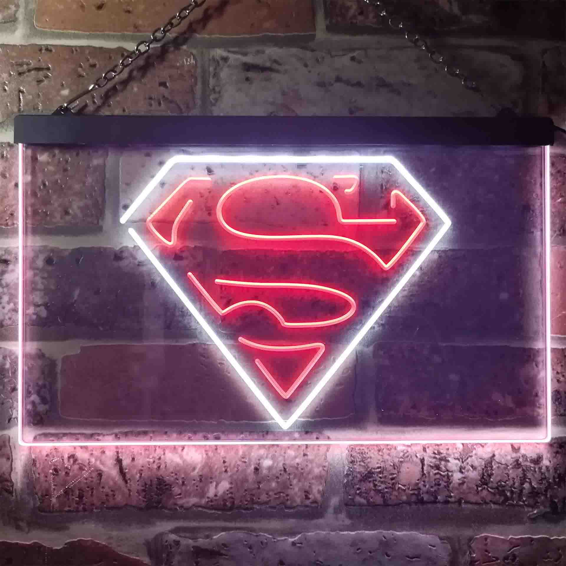 Superman Hero Neon LED Sign