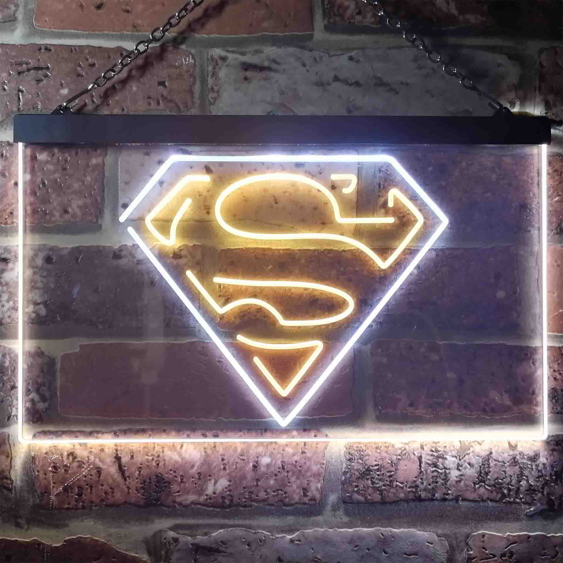 Superman Hero Neon LED Sign