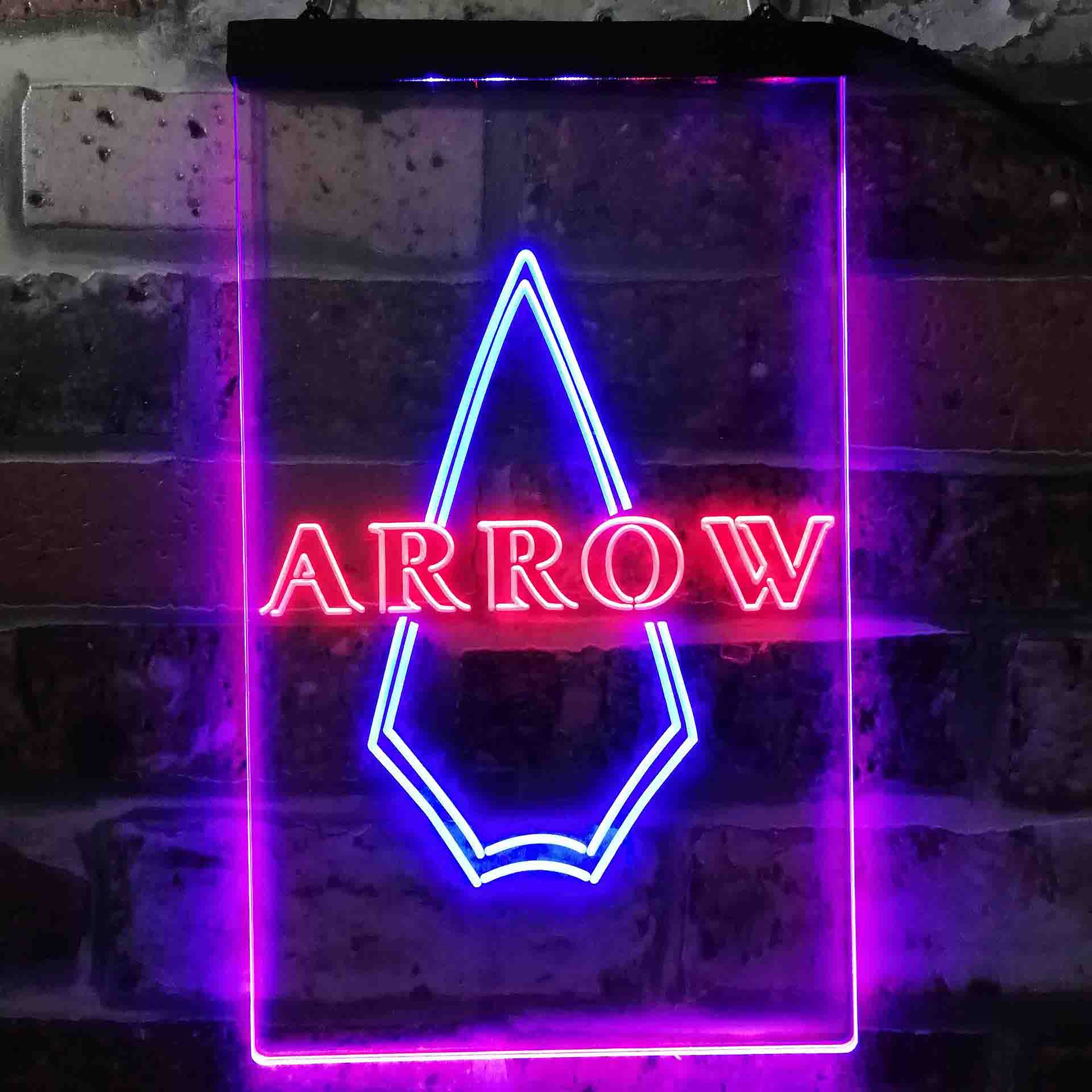 The Arrow Vertical Neon LED Sign