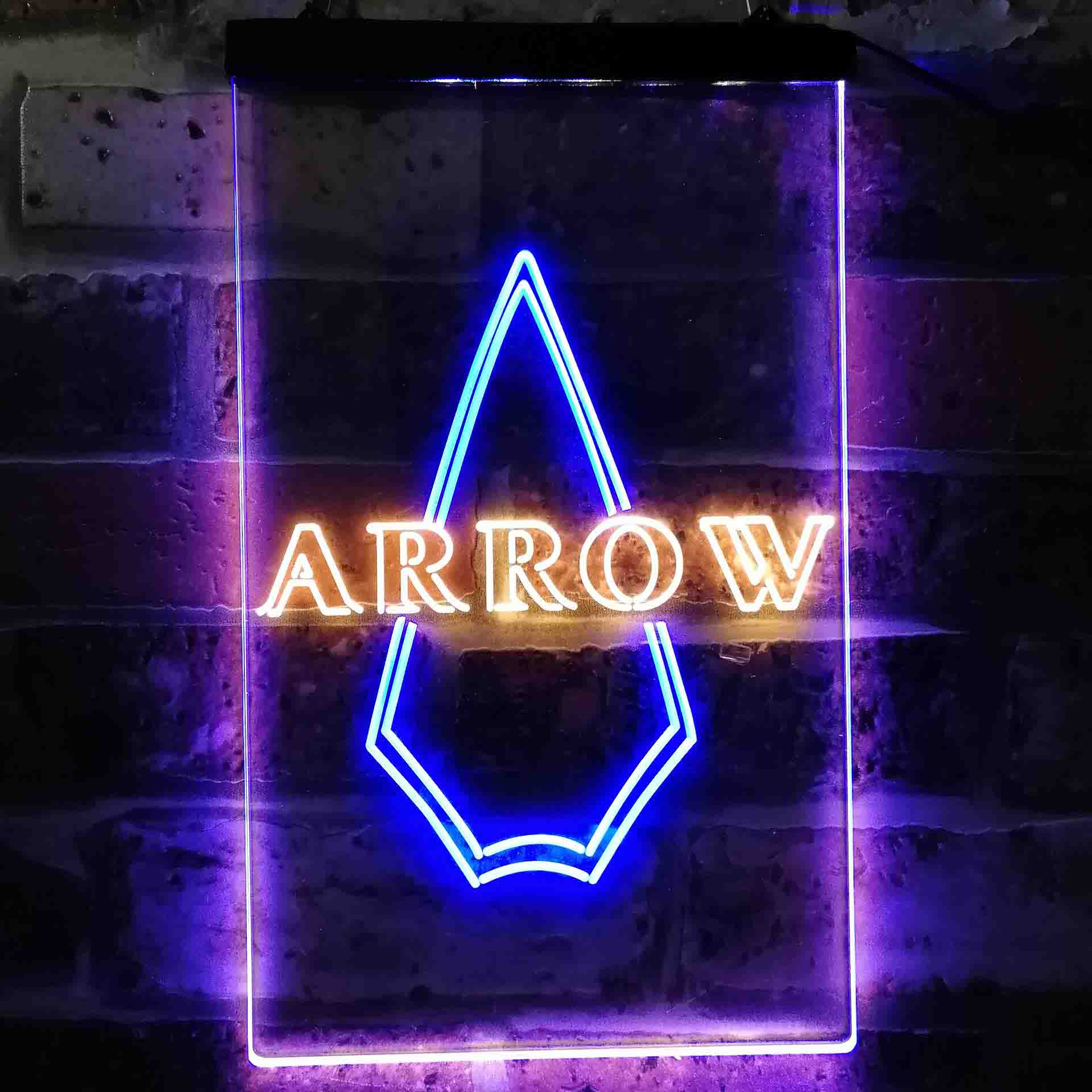 The Arrow Vertical Neon LED Sign