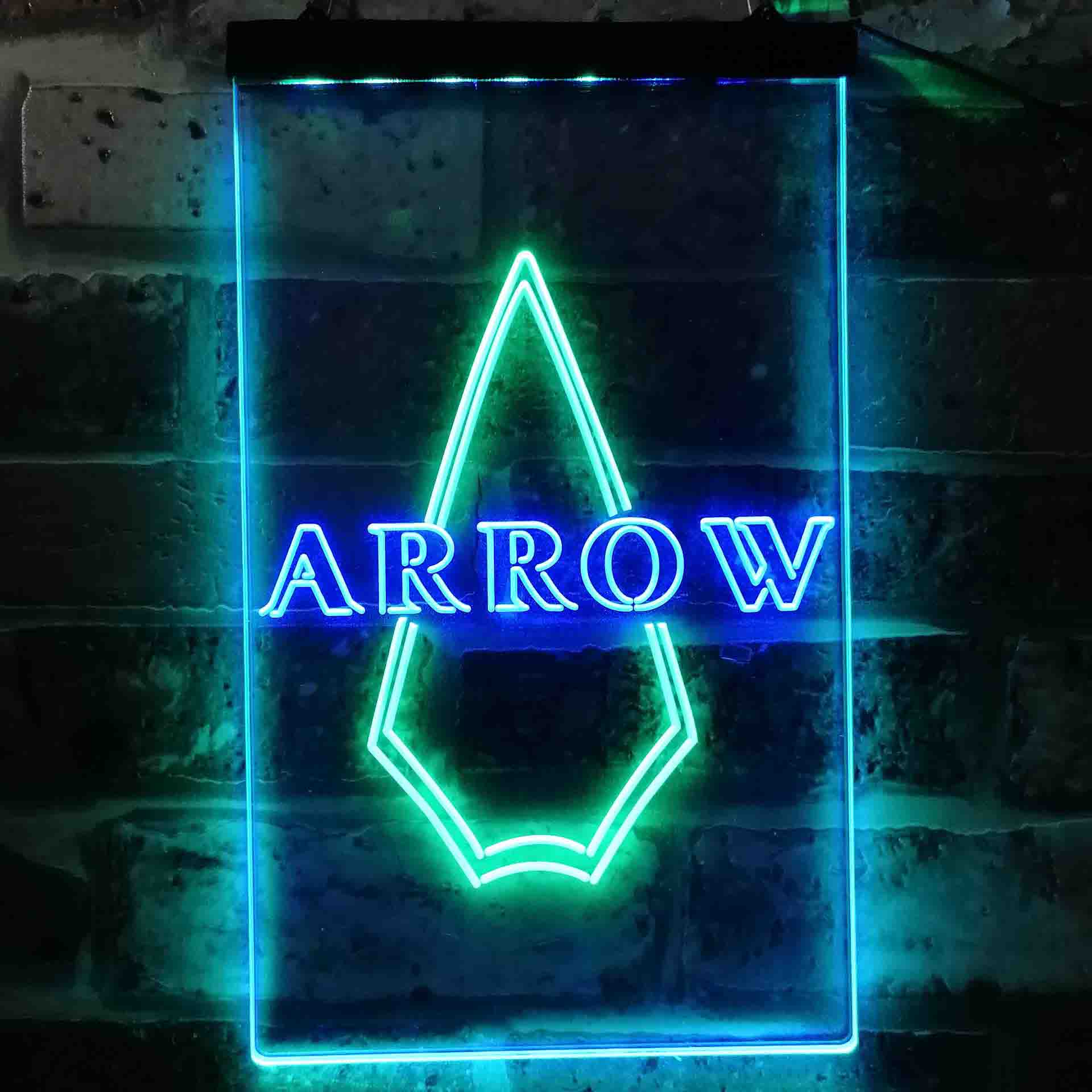 The Arrow Vertical Neon LED Sign