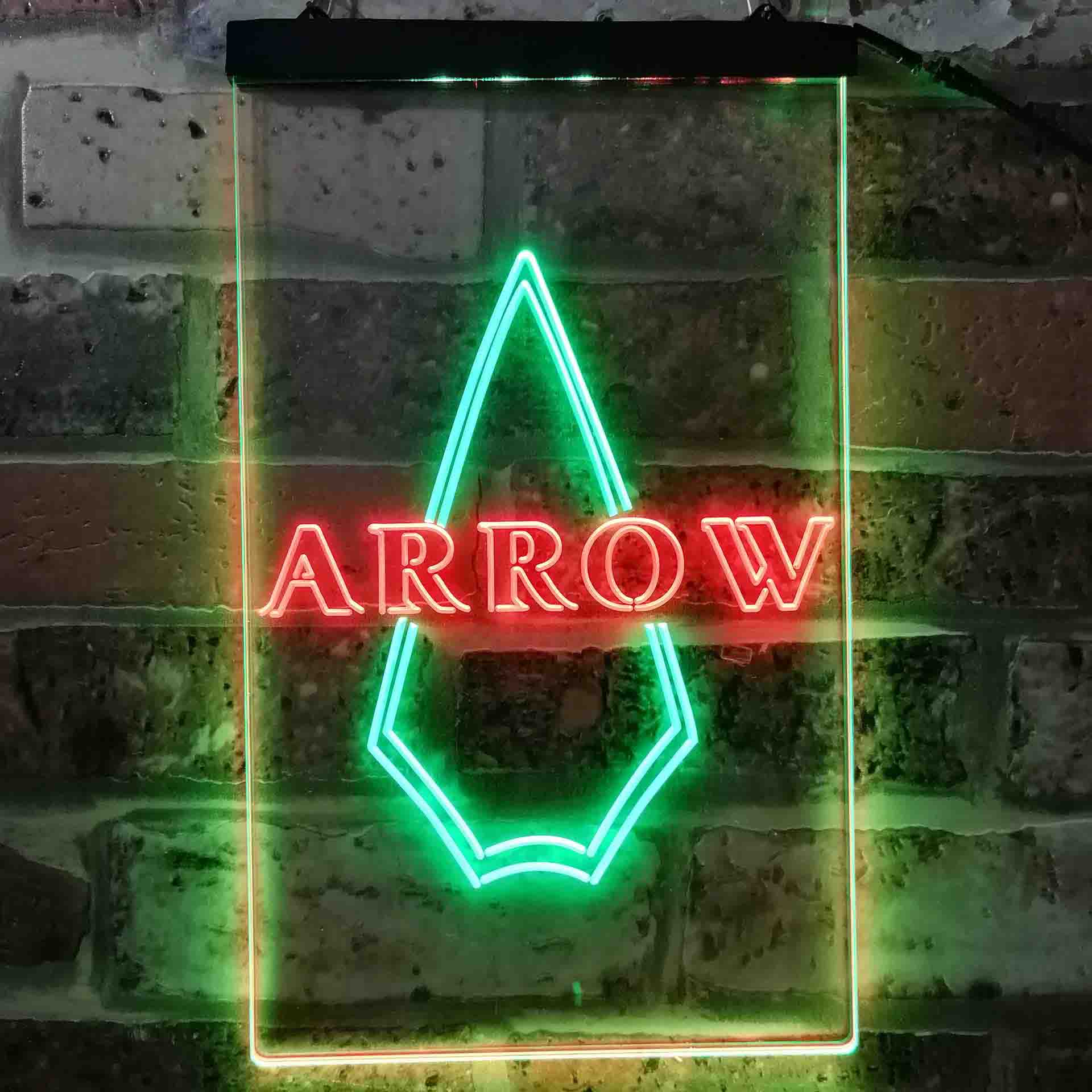 The Arrow Vertical Neon LED Sign