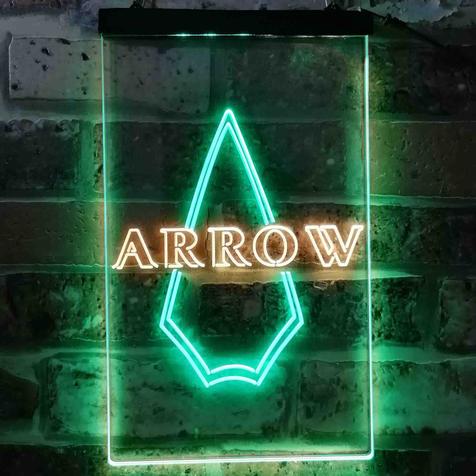 The Arrow Vertical Neon LED Sign