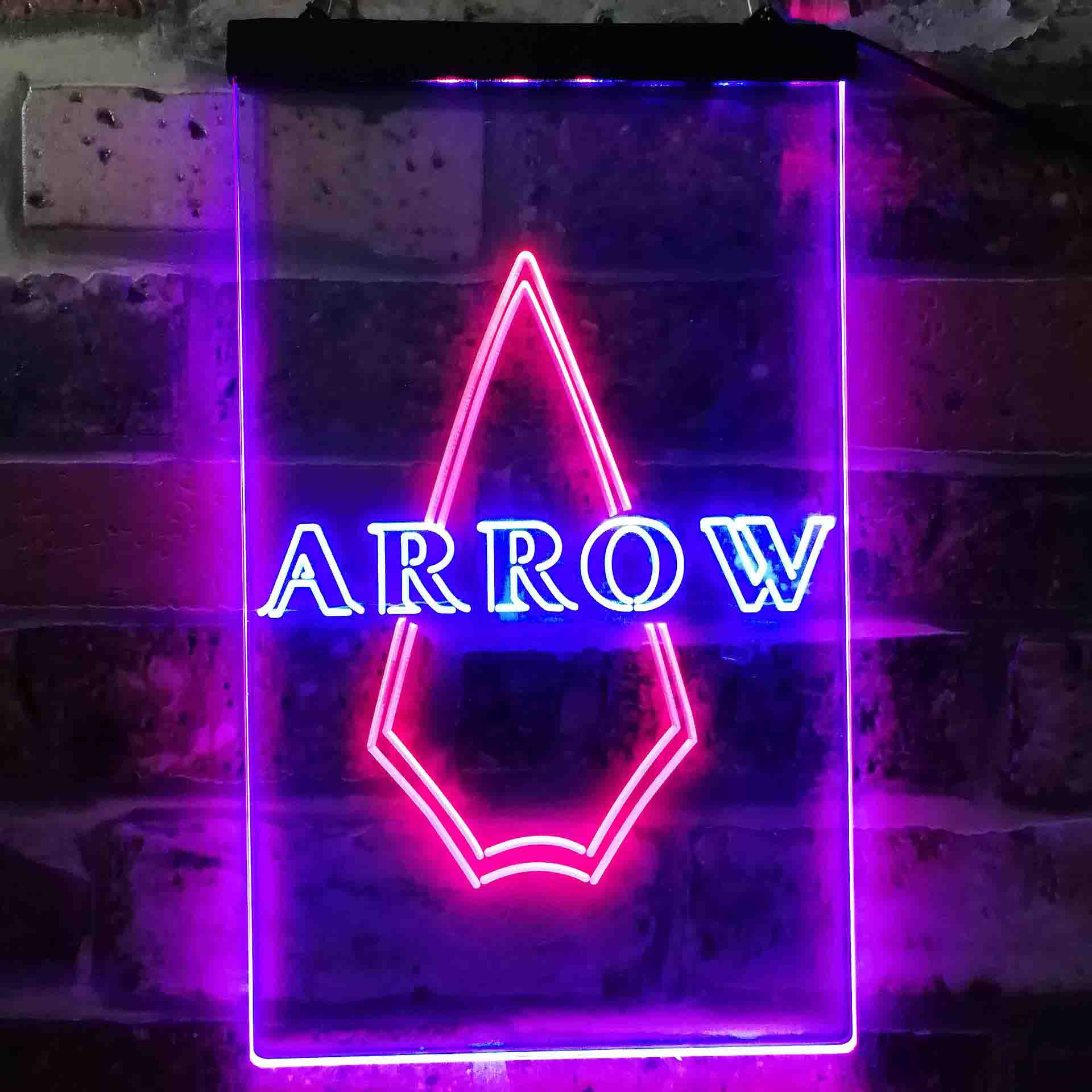 The Arrow Vertical Neon LED Sign