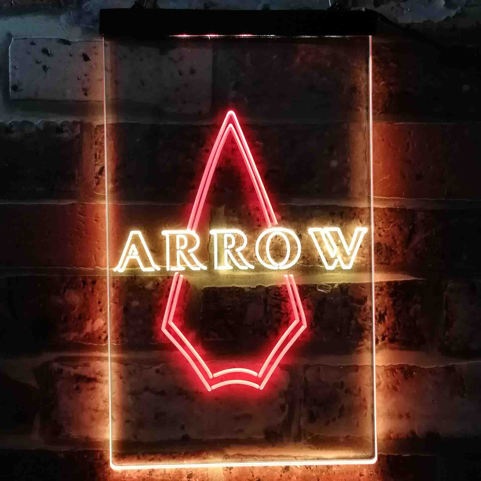 The Arrow Vertical Neon LED Sign