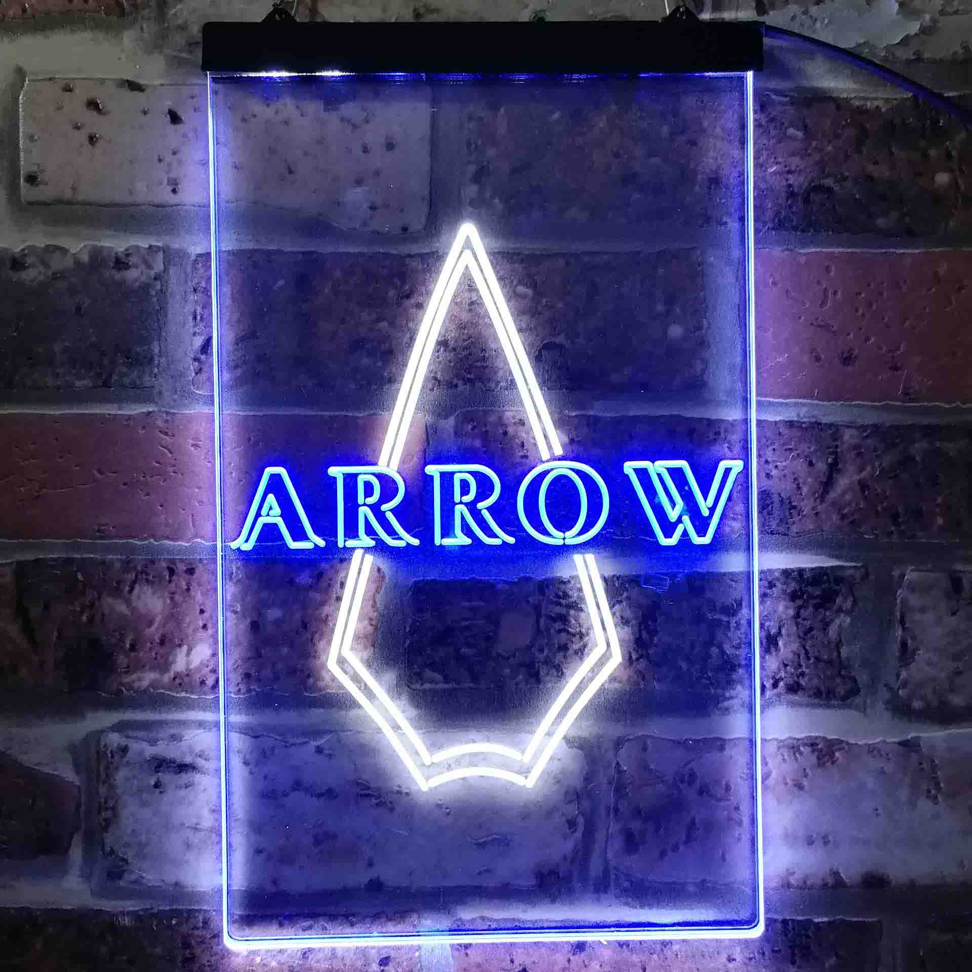 The Arrow Vertical Neon LED Sign