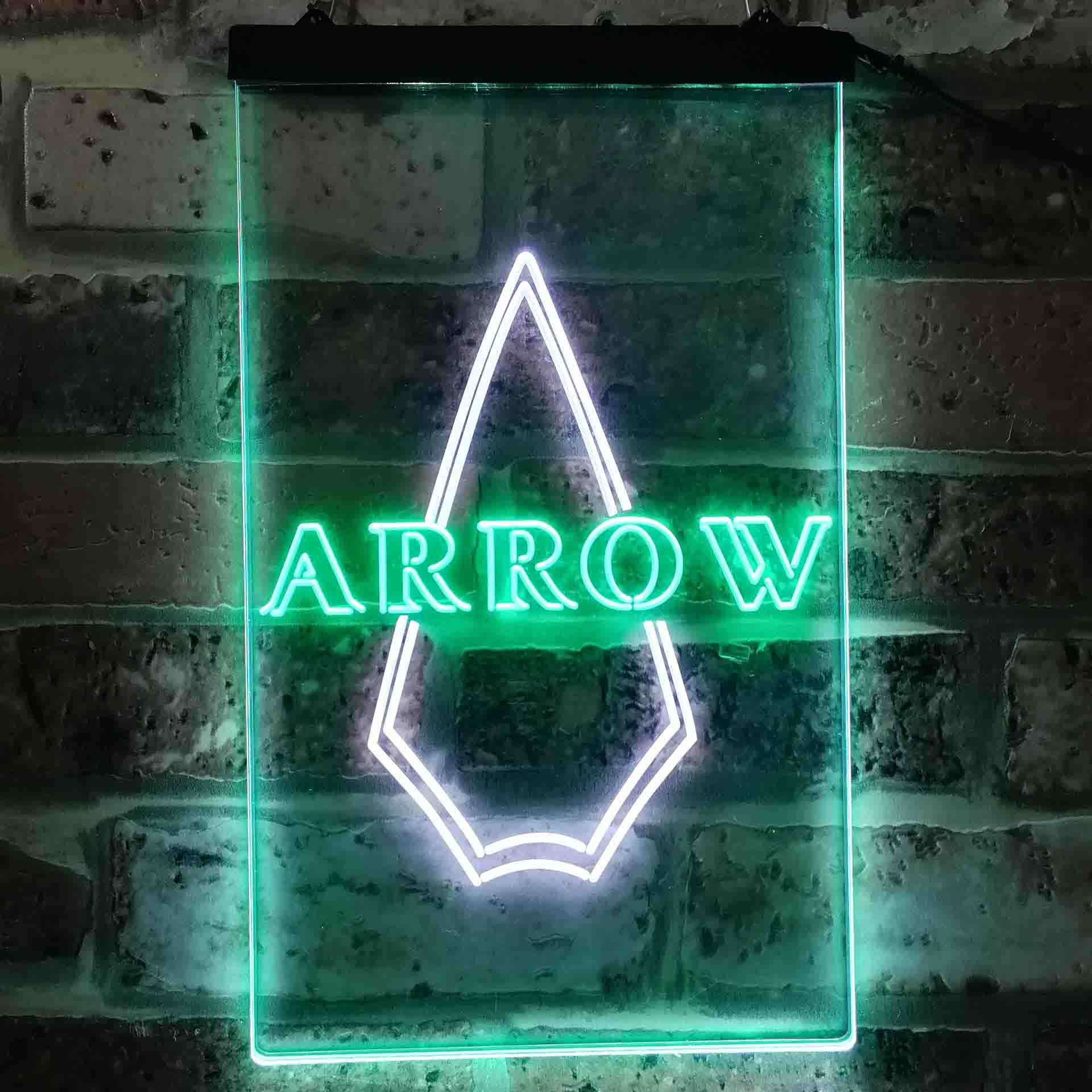 The Arrow Vertical Neon LED Sign