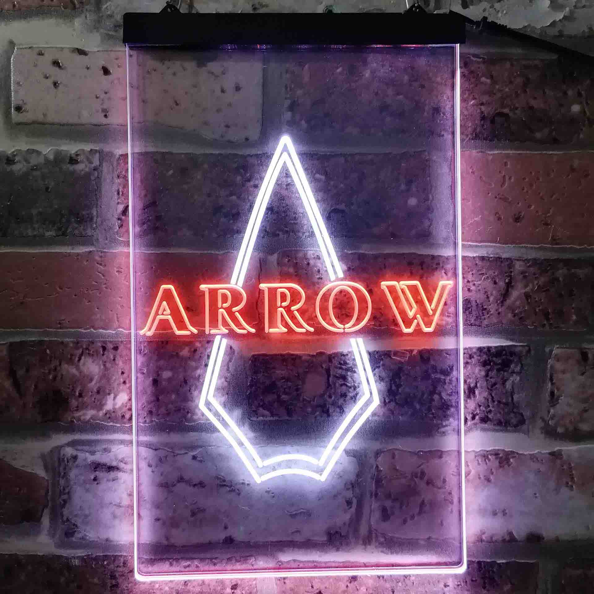 The Arrow Vertical Neon LED Sign