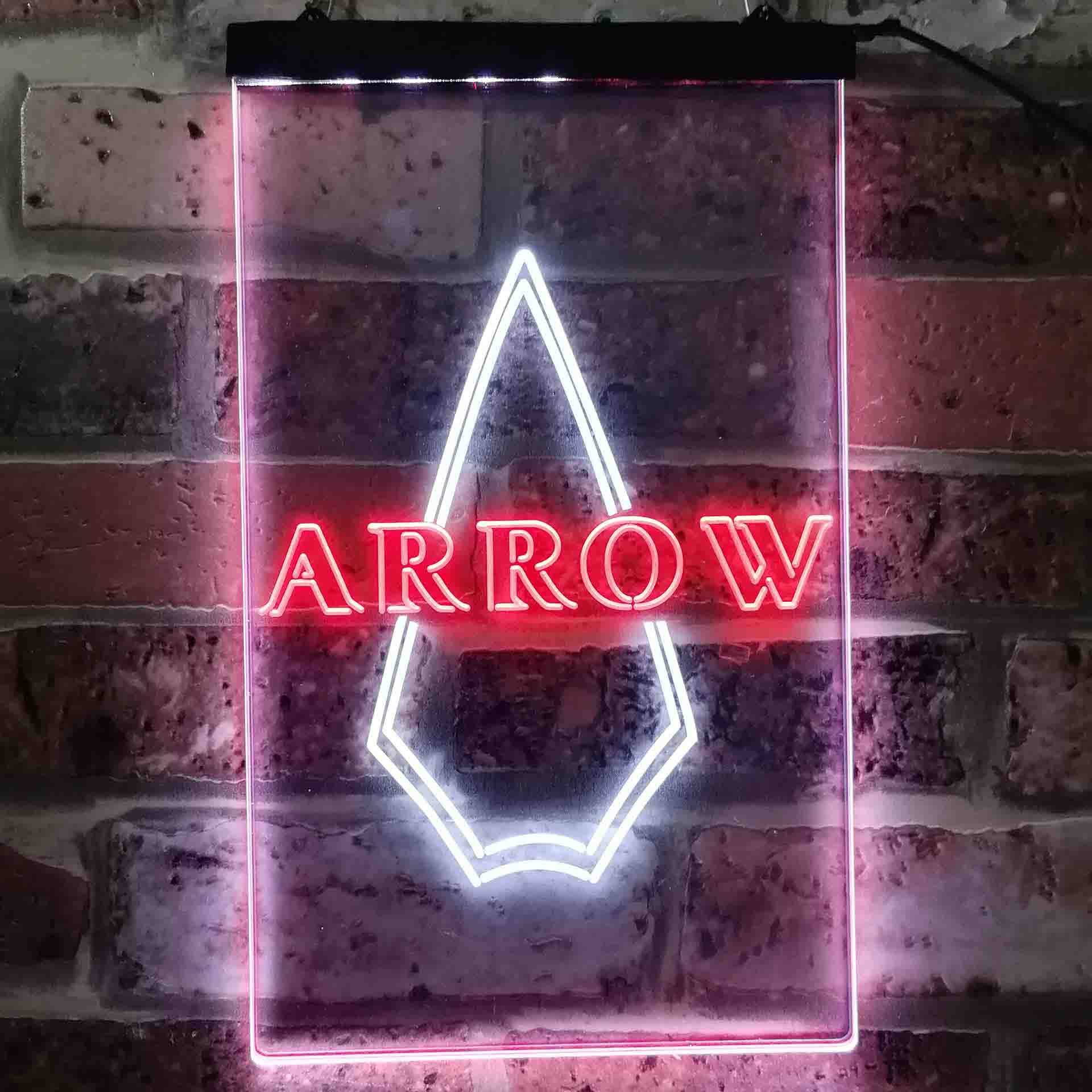 The Arrow Vertical Neon LED Sign