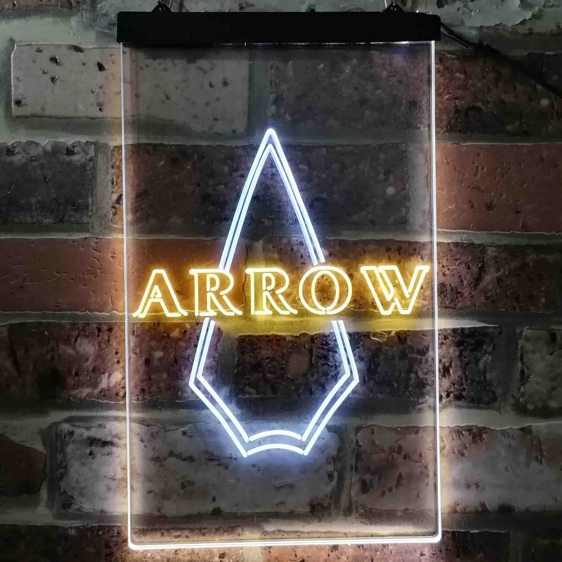 The Arrow Vertical Neon LED Sign