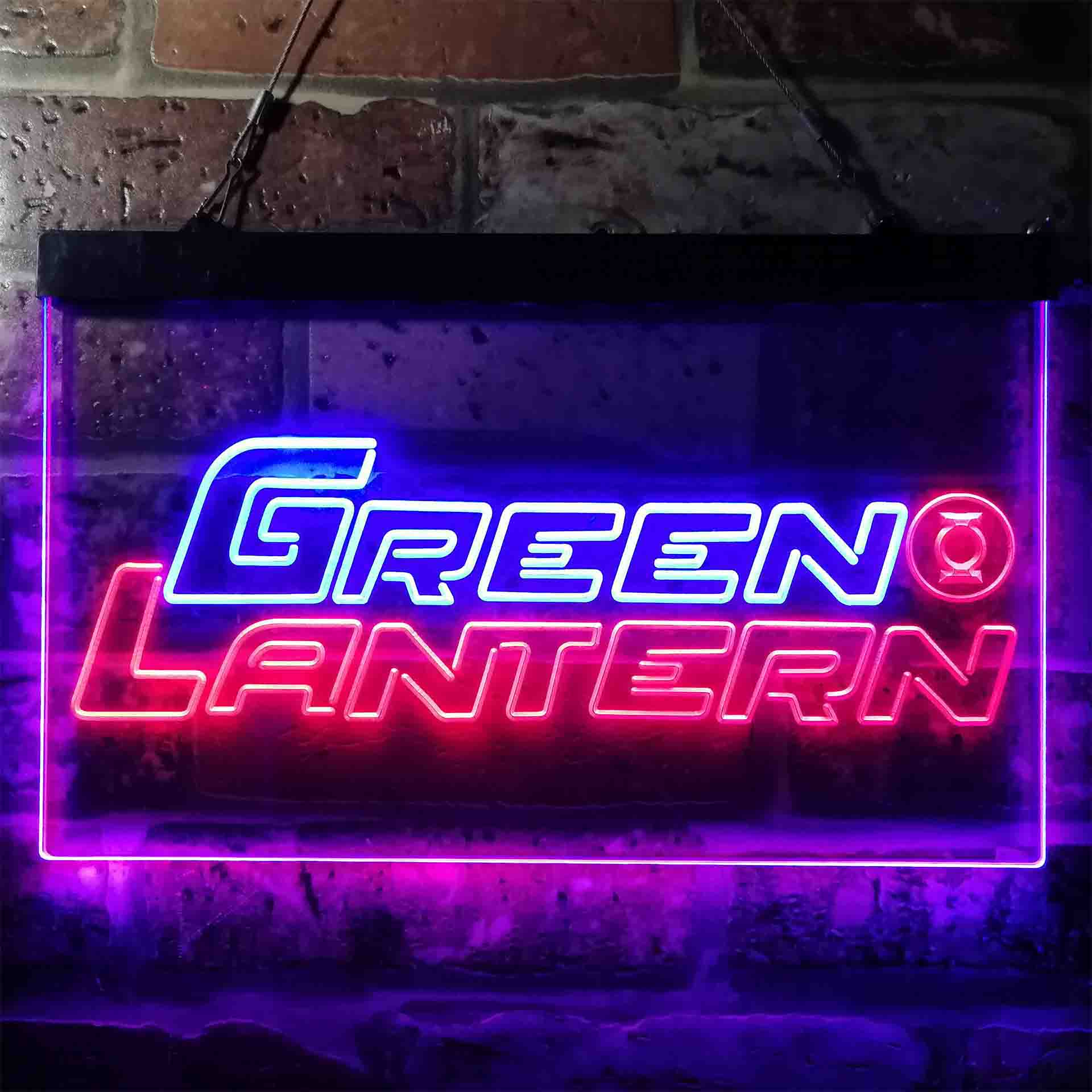 Green Lantern Neon LED Sign