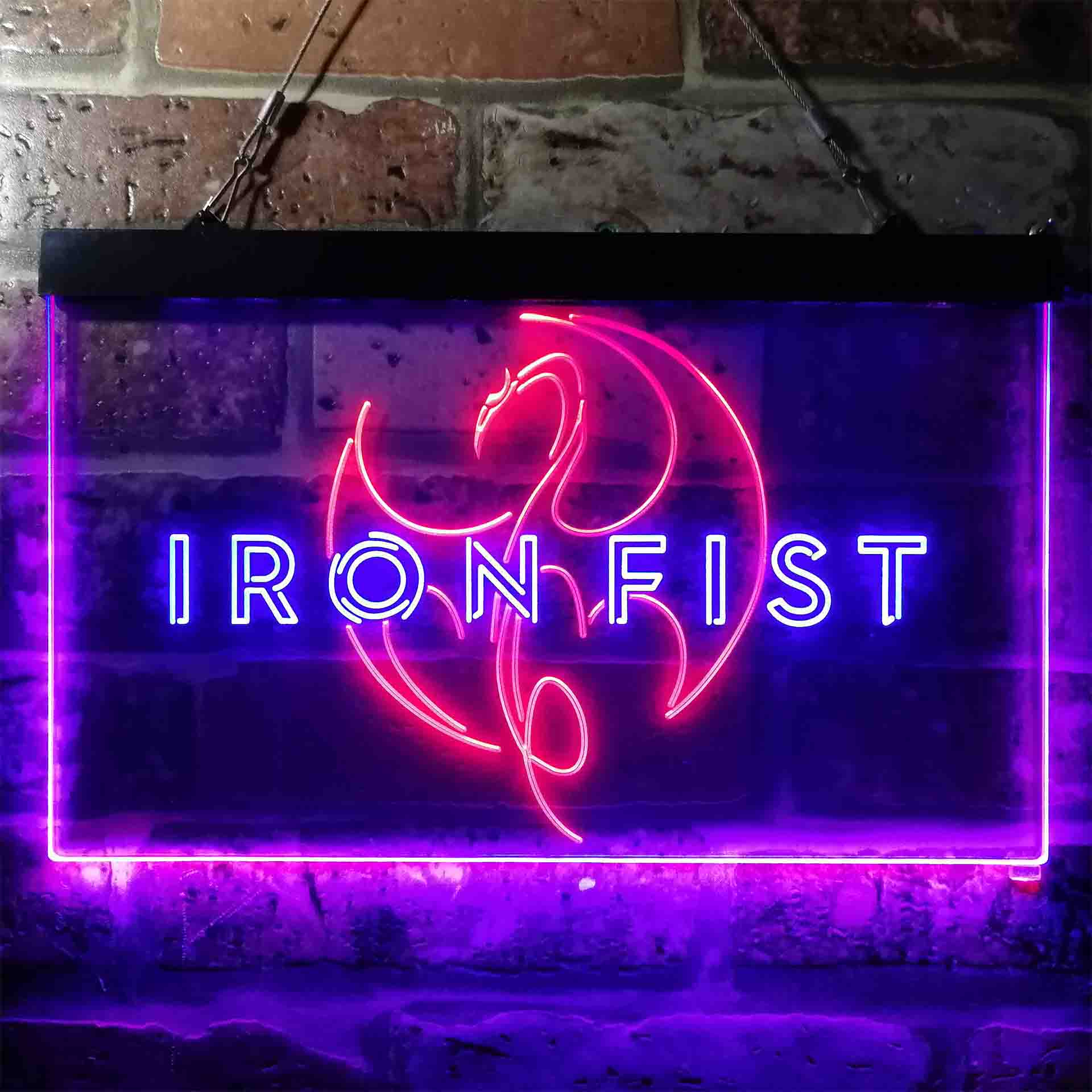 Iron Fist Neon LED Sign