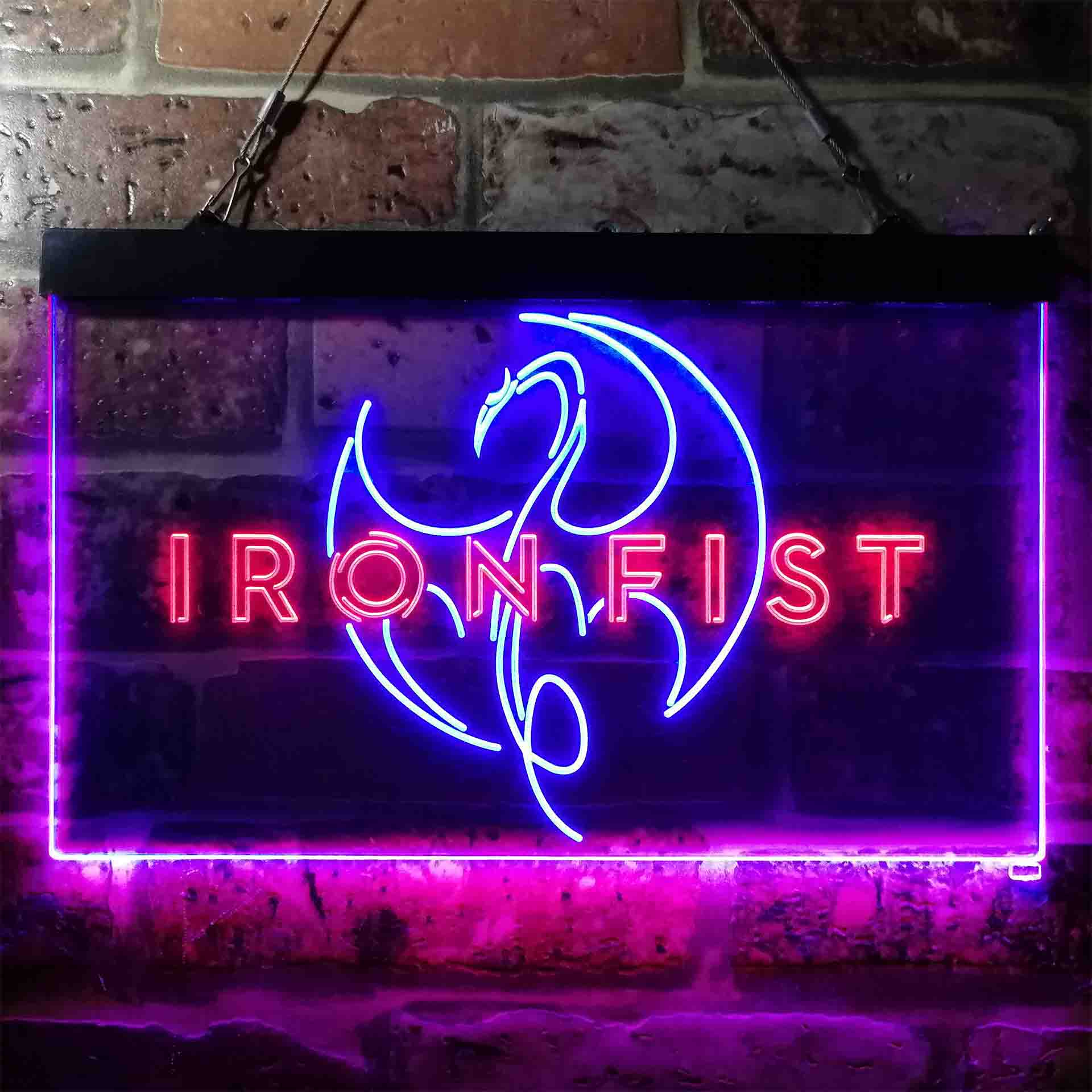 Iron Fist Neon LED Sign