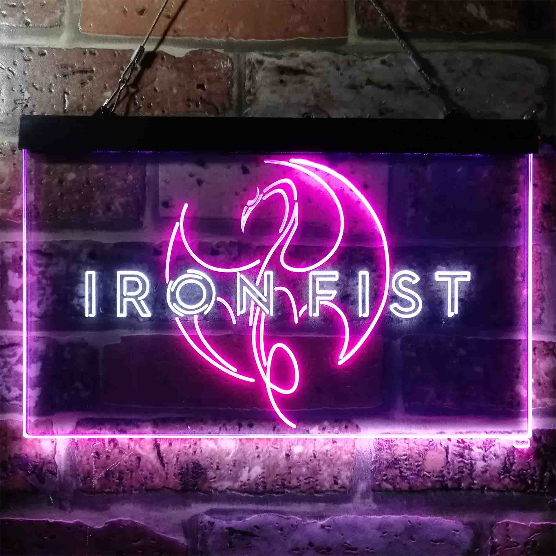 Iron Fist Neon LED Sign