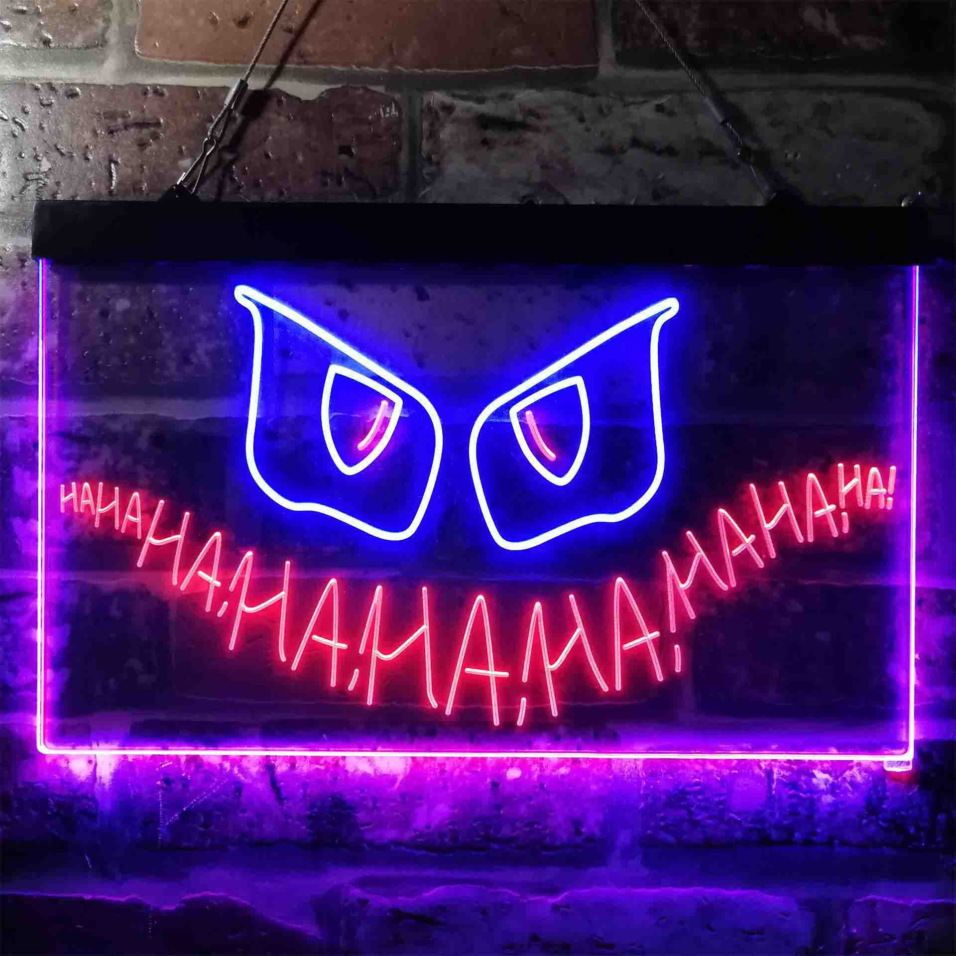 Joker Gotham Jerome Jeremiah Hahaha Graffiti Neon LED Sign