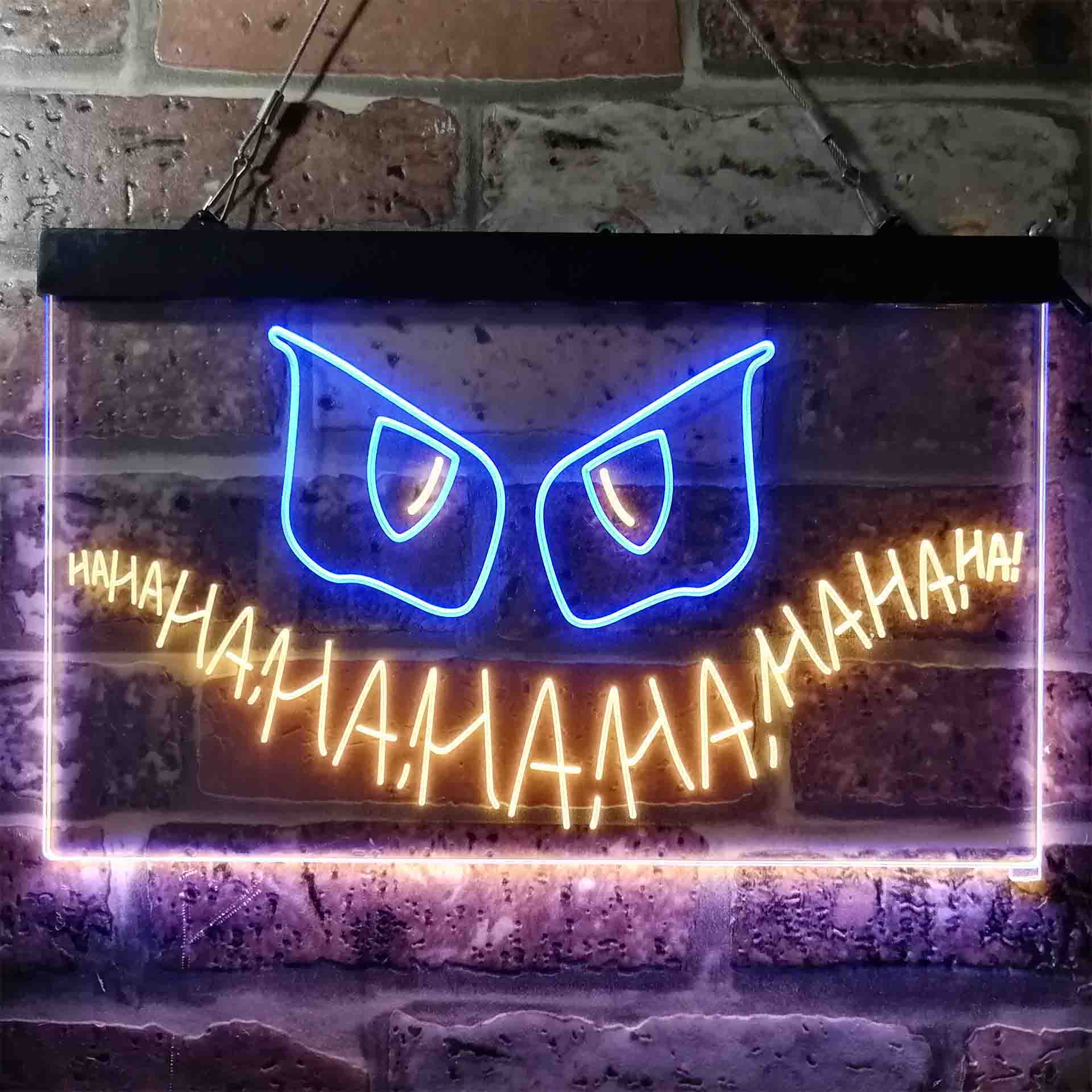 Joker Gotham Jerome Jeremiah Hahaha Graffiti Neon LED Sign