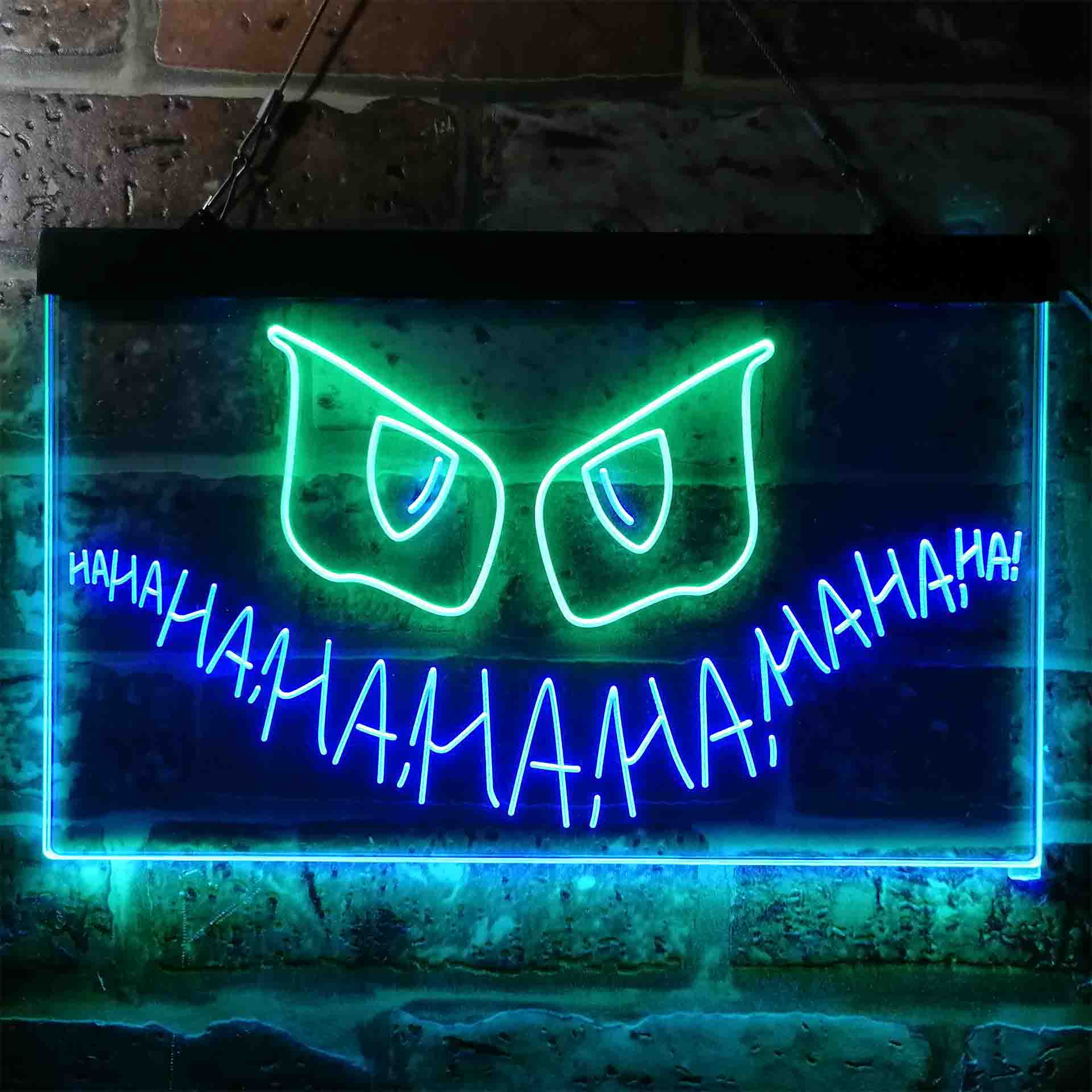 Joker Gotham Jerome Jeremiah Hahaha Graffiti Neon LED Sign