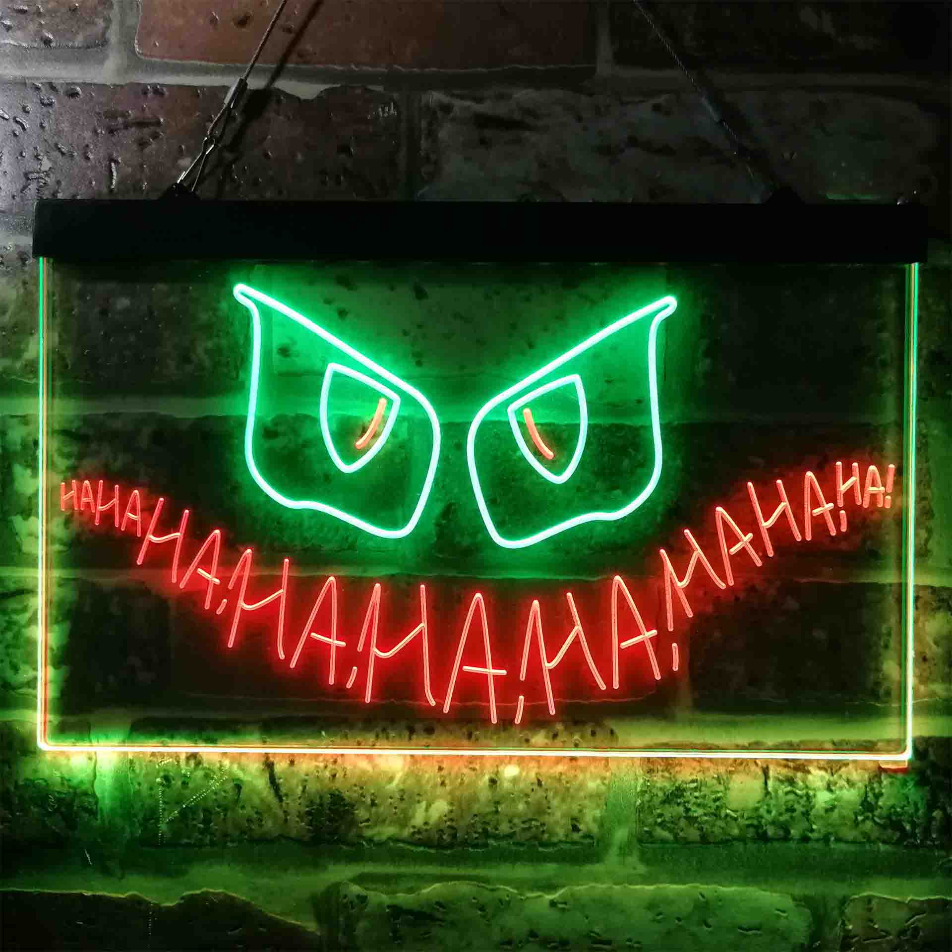 Joker Gotham Jerome Jeremiah Hahaha Graffiti Neon LED Sign