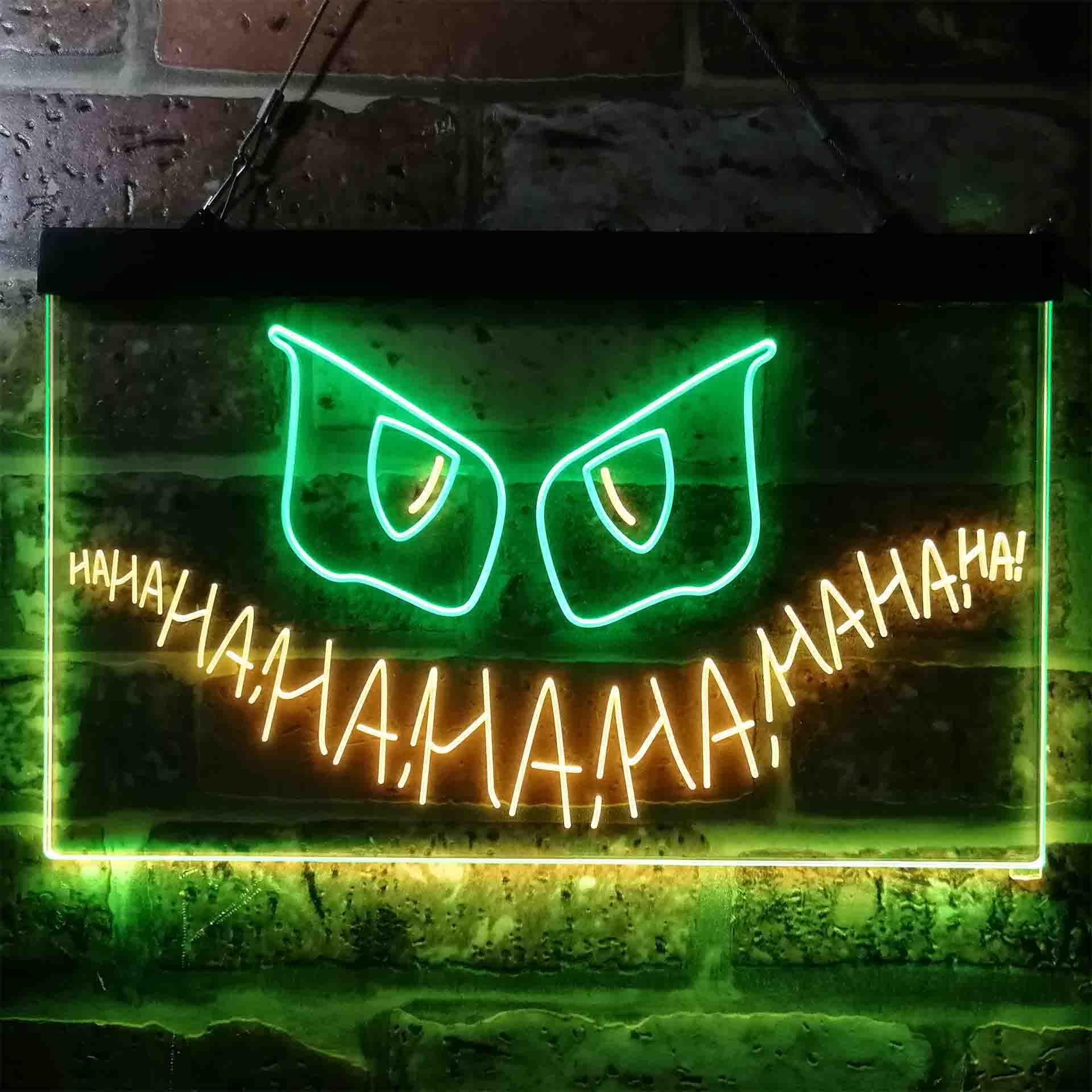 Joker Gotham Jerome Jeremiah Hahaha Graffiti Neon LED Sign