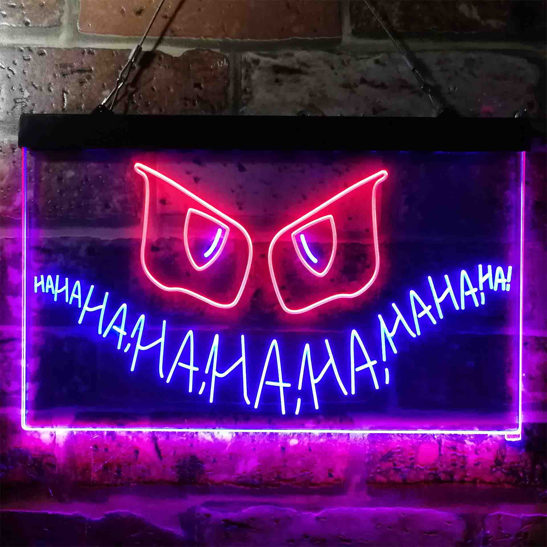 Joker Gotham Jerome Jeremiah Hahaha Graffiti Neon LED Sign