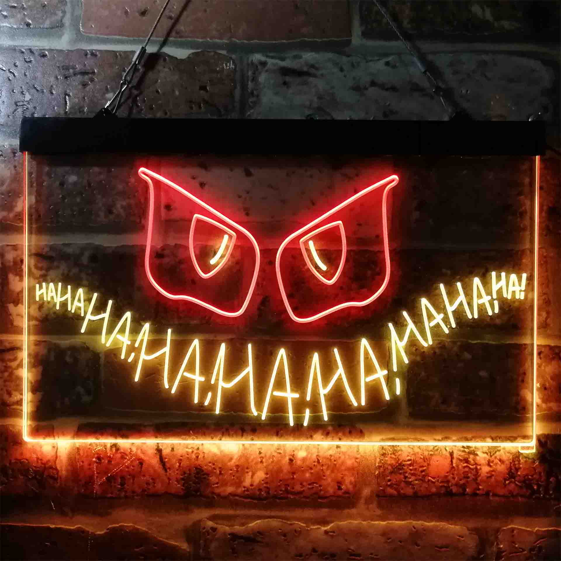 Joker Gotham Jerome Jeremiah Hahaha Graffiti Neon LED Sign