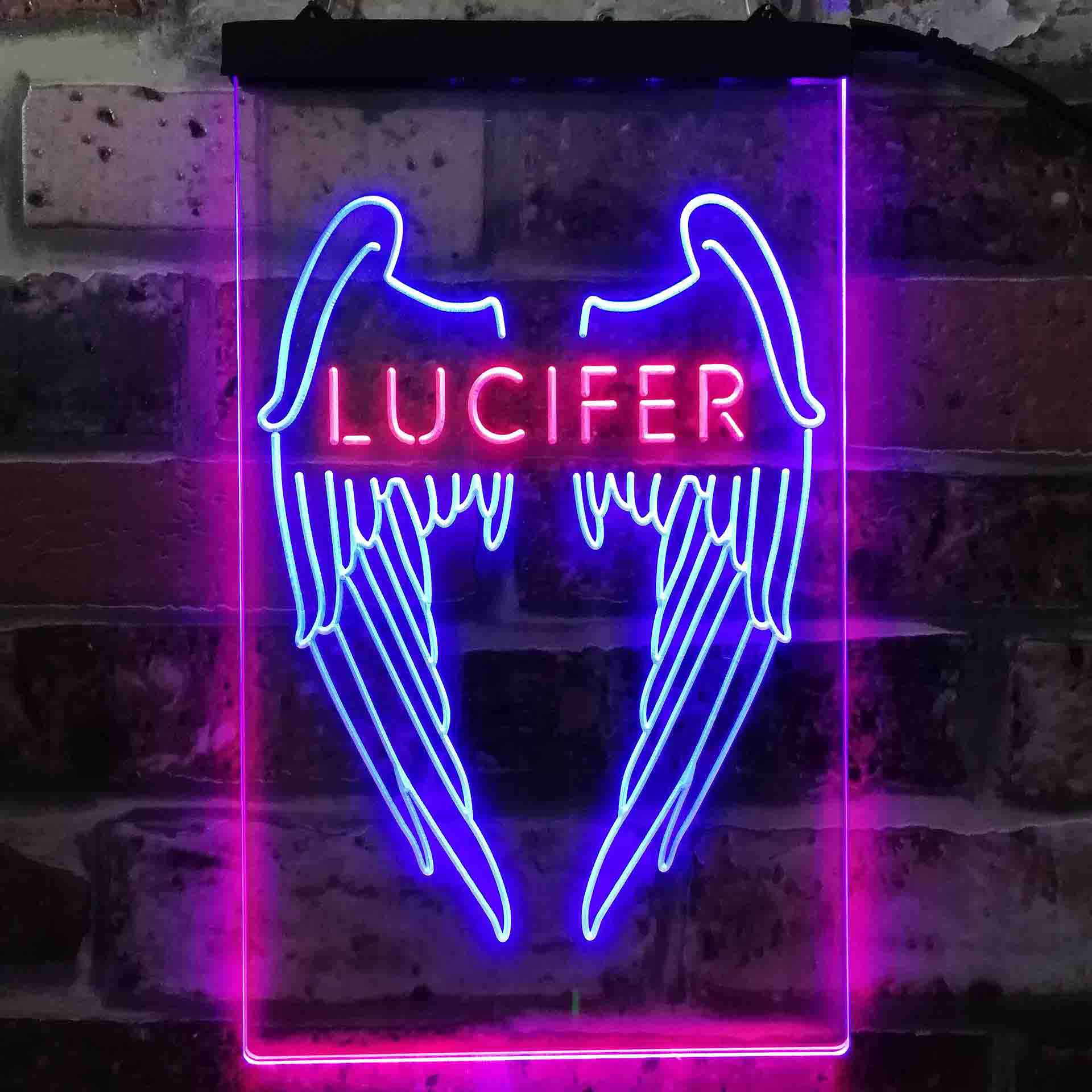 Lucifer Wing Neon LED Sign