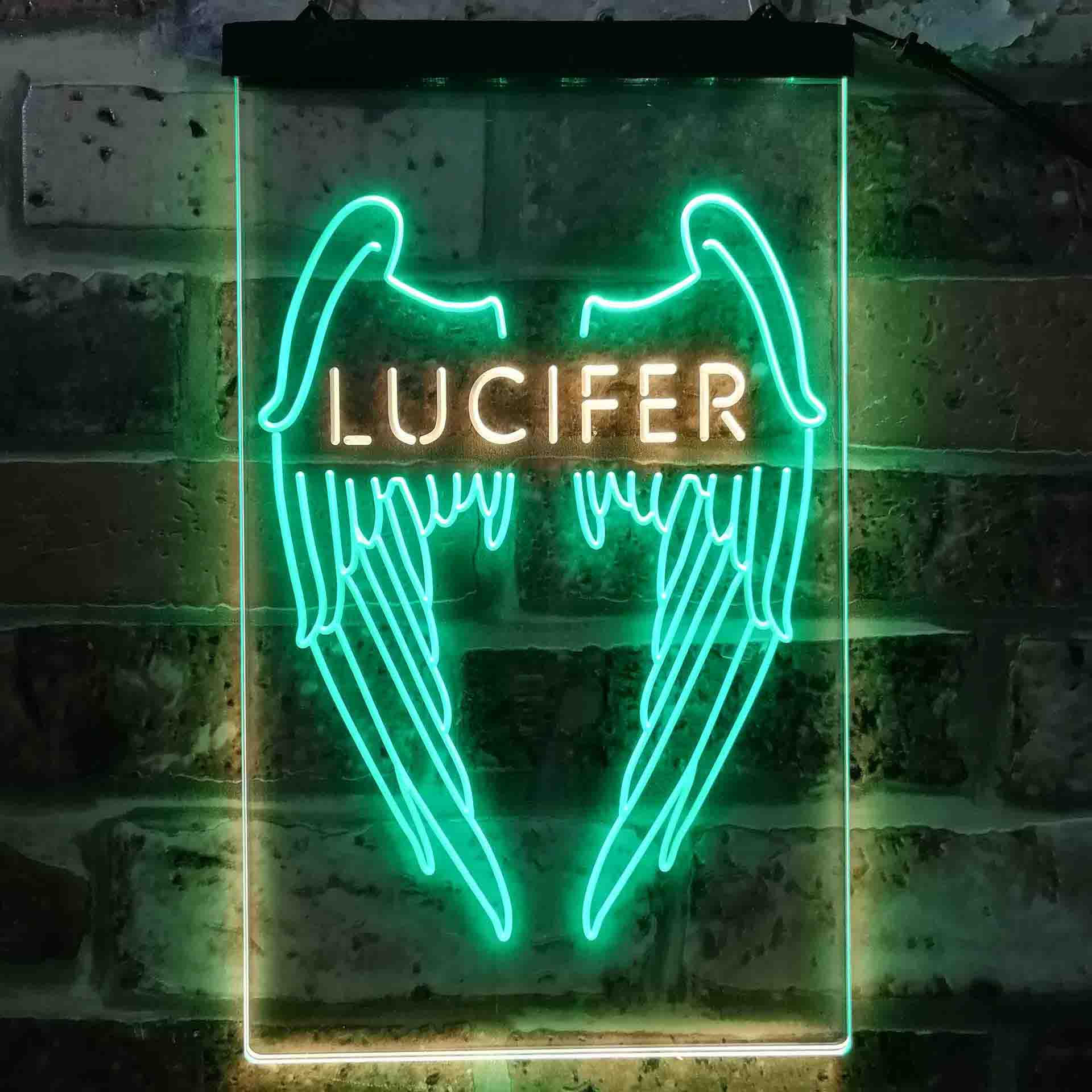 Lucifer Wing Neon LED Sign