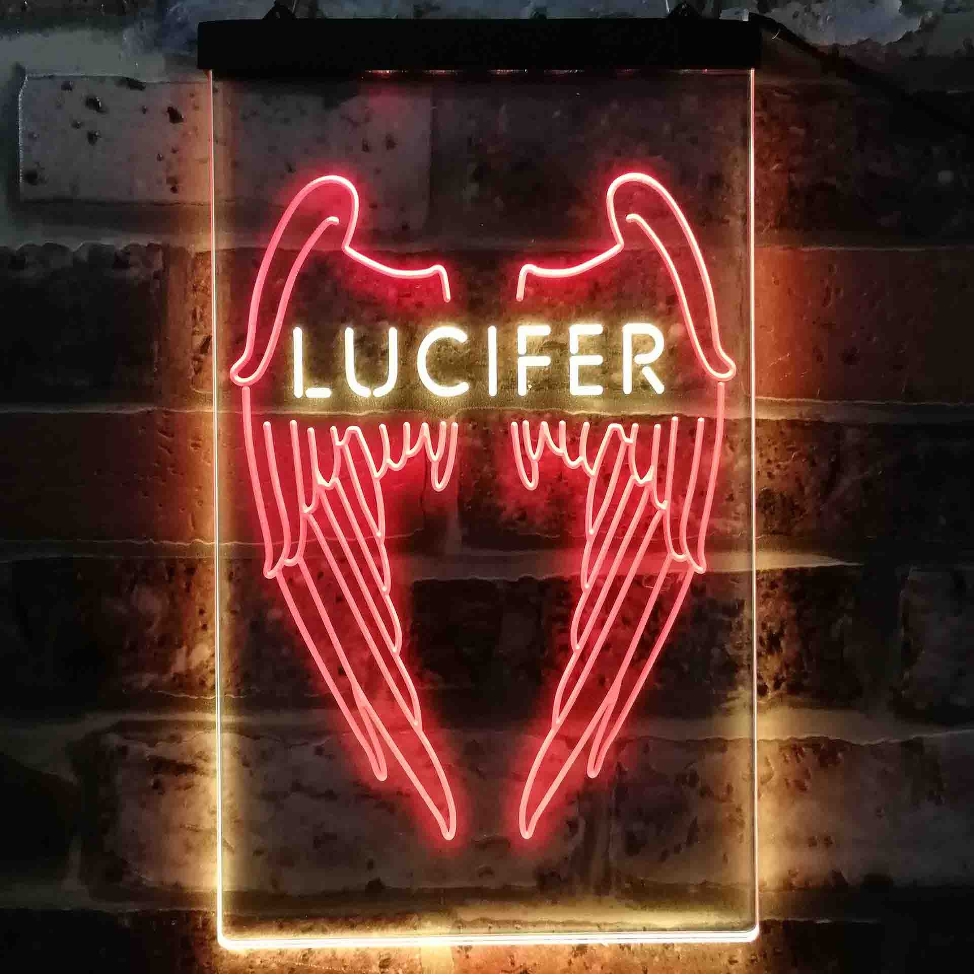 Lucifer Wing Neon LED Sign