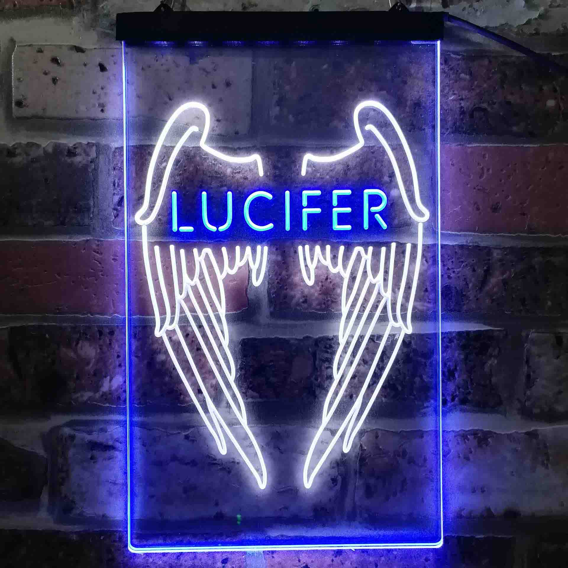 Lucifer Wing Neon LED Sign