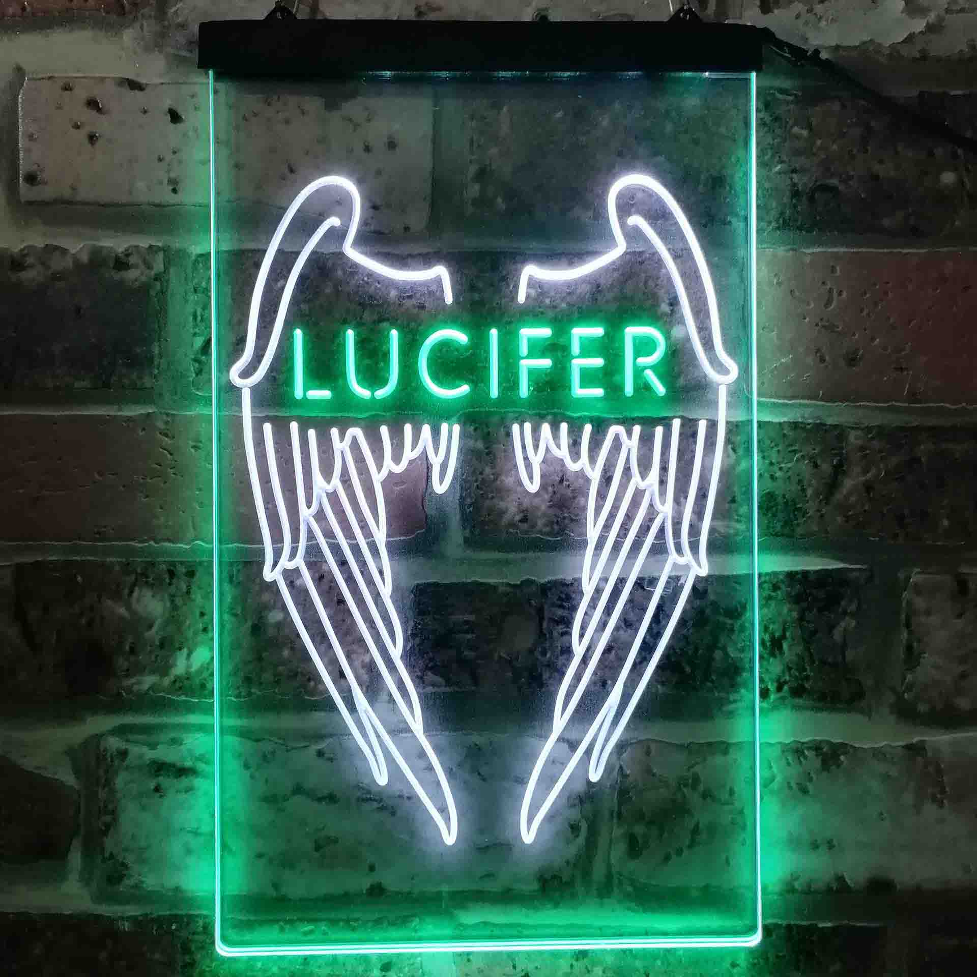 Lucifer Wing Neon LED Sign