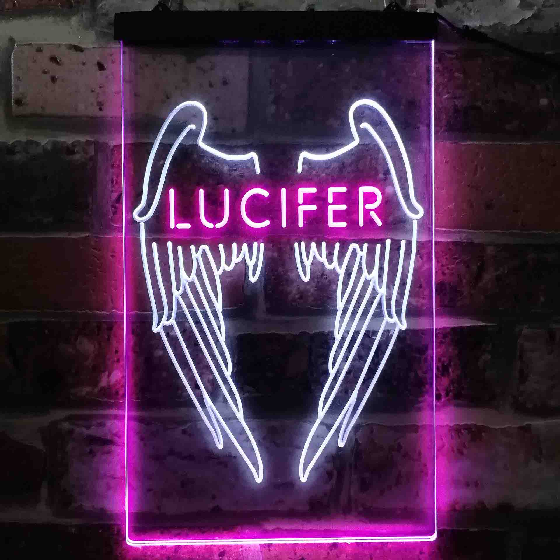 Lucifer Wing Neon LED Sign