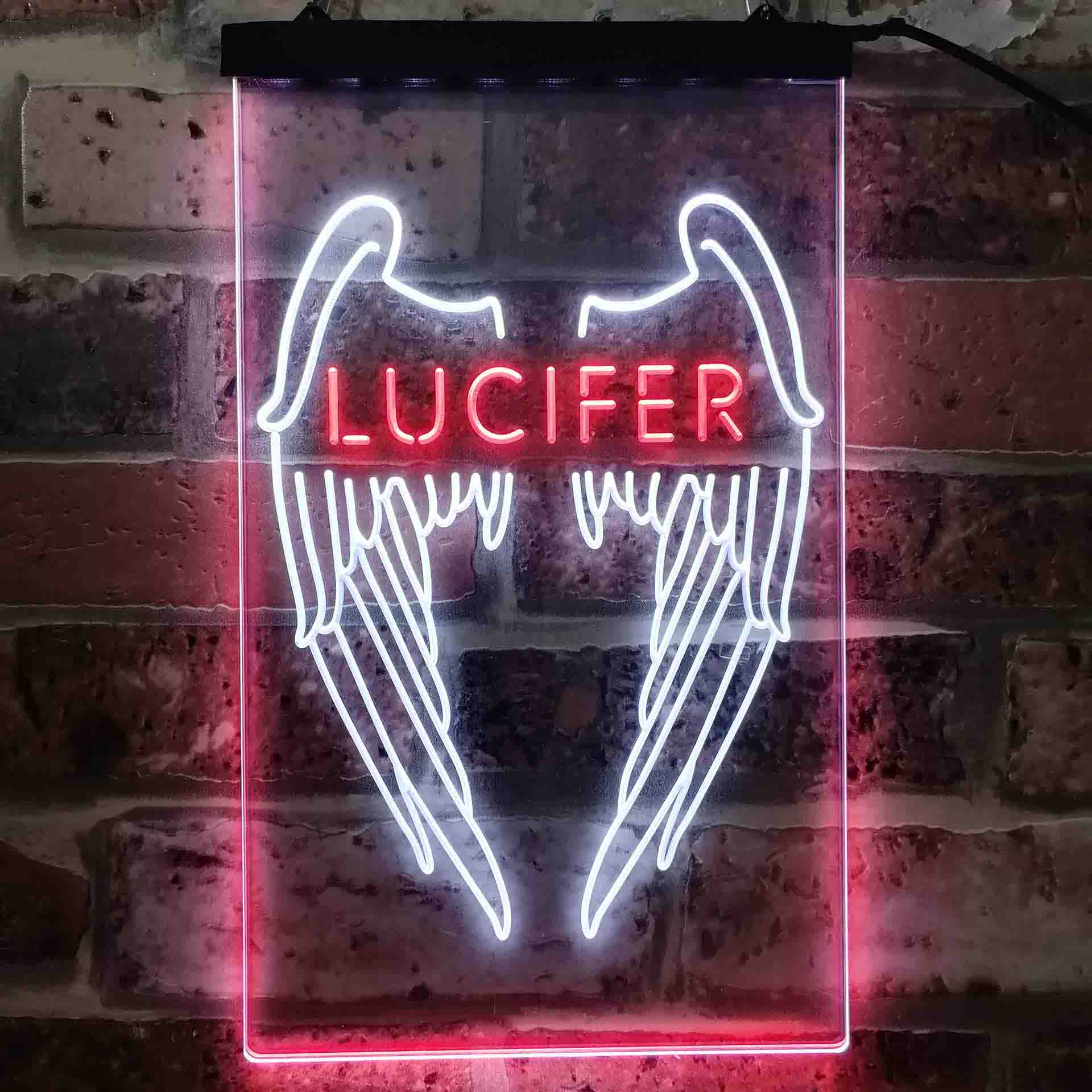 Lucifer Wing Neon LED Sign