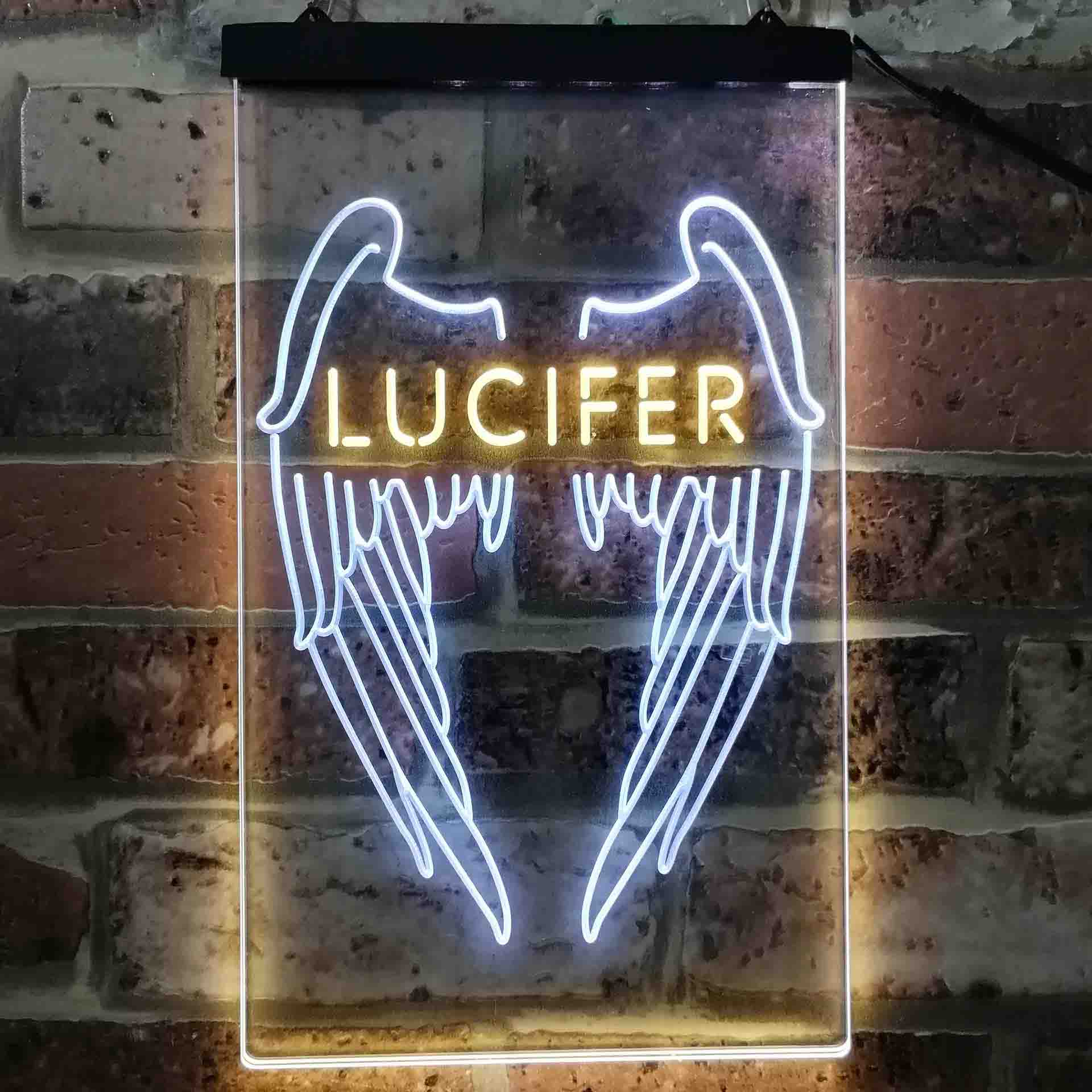 Lucifer Wing Neon LED Sign