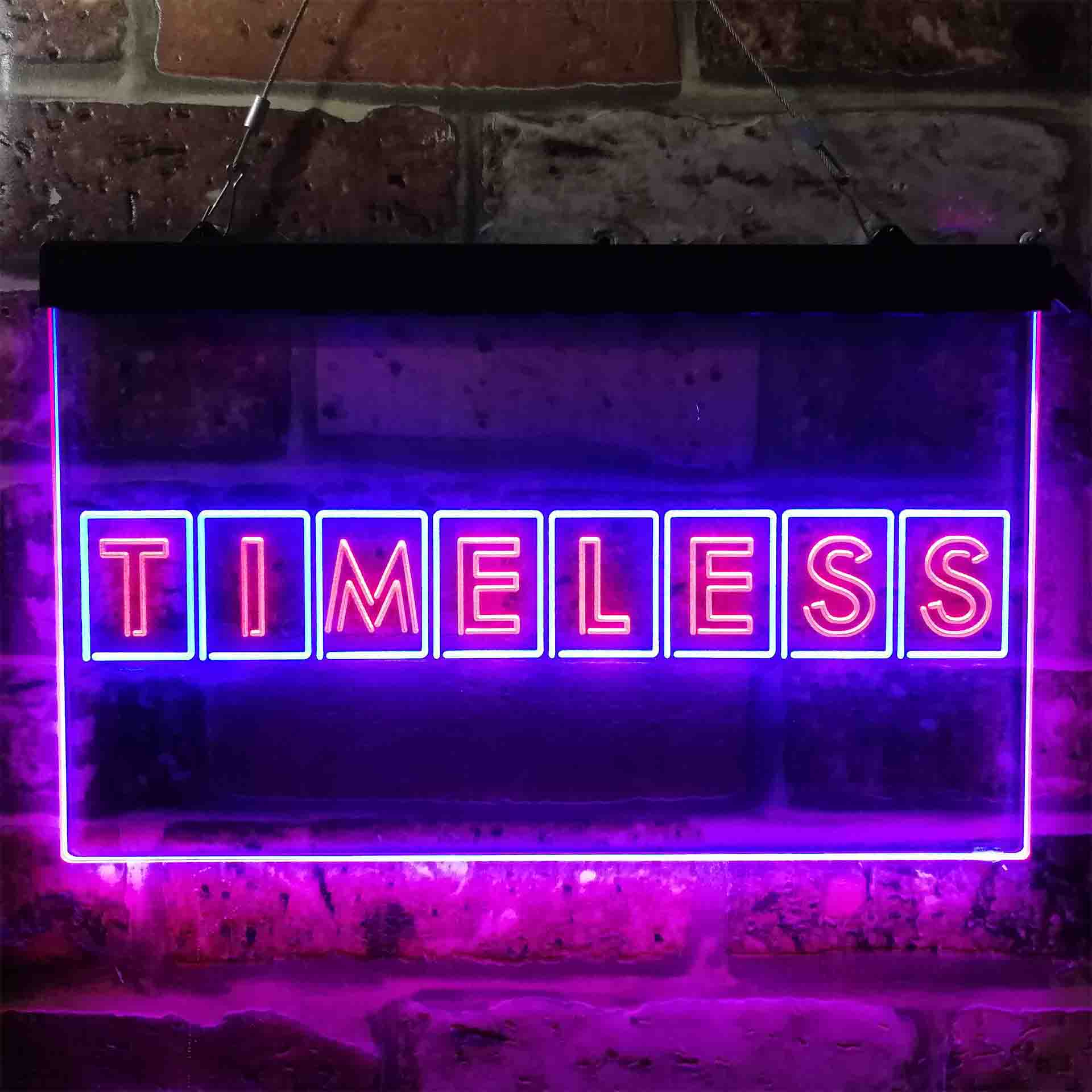 Timeless TV Neon LED Sign