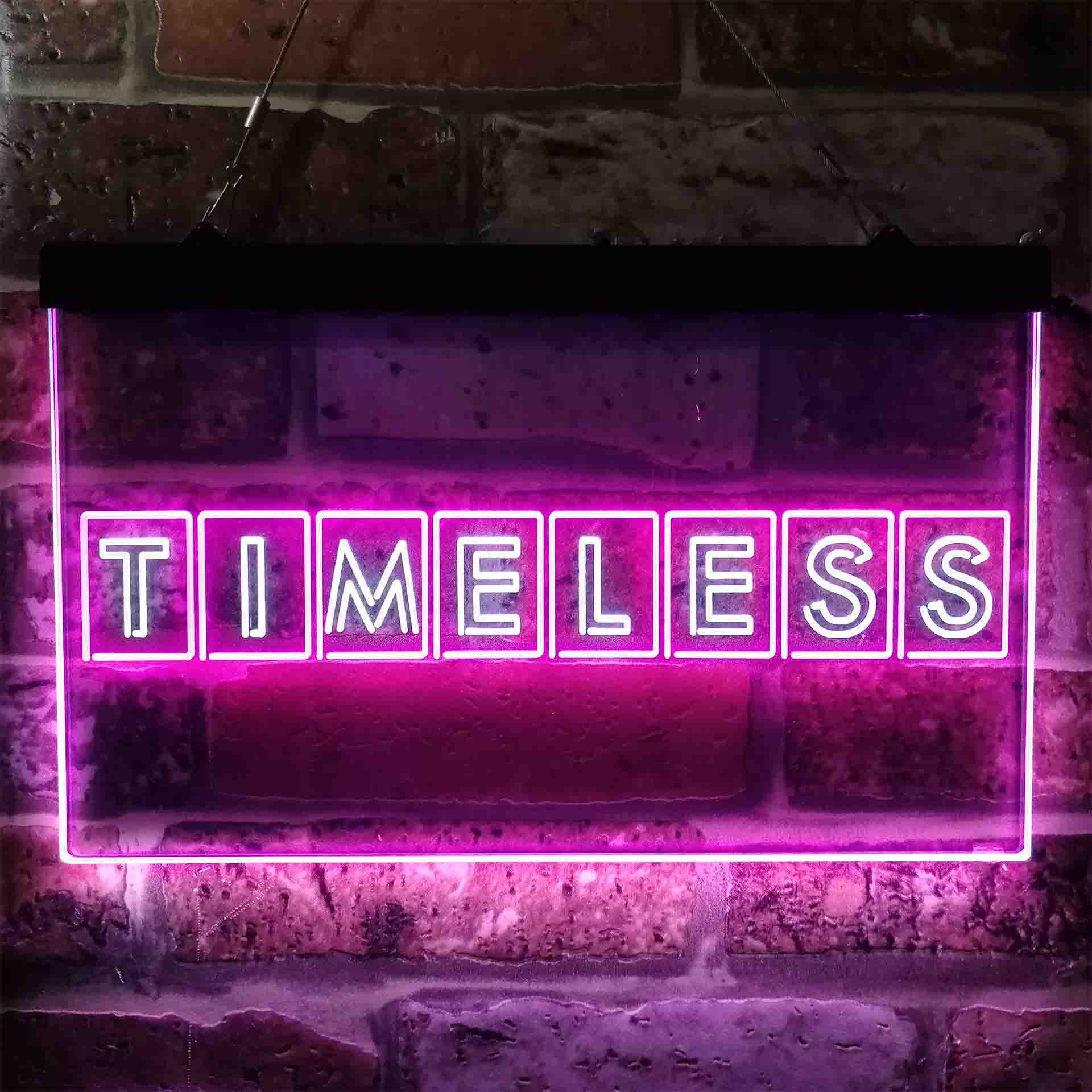 Timeless TV Neon LED Sign