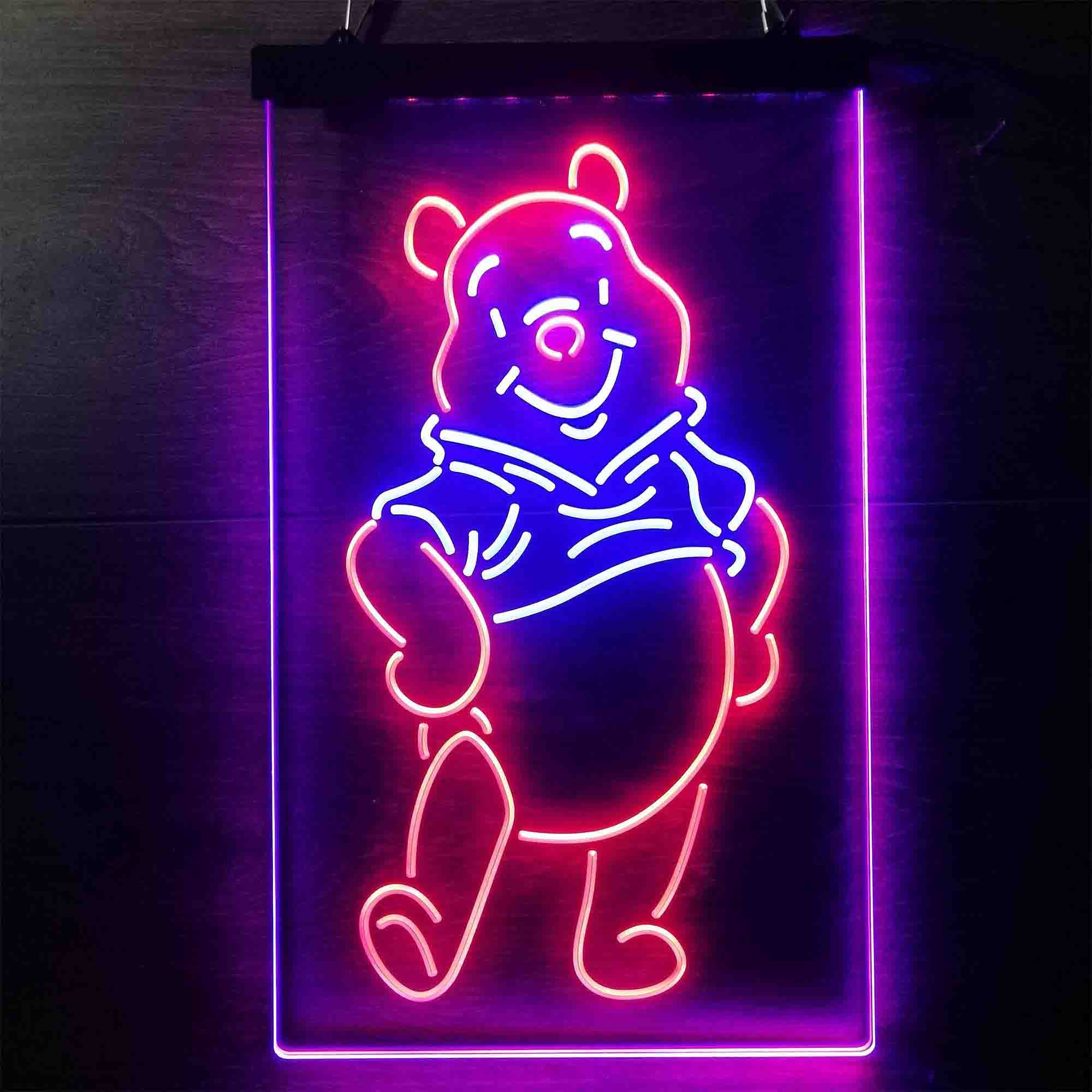 Winnie the Pooh Stand Up Neon LED Sign