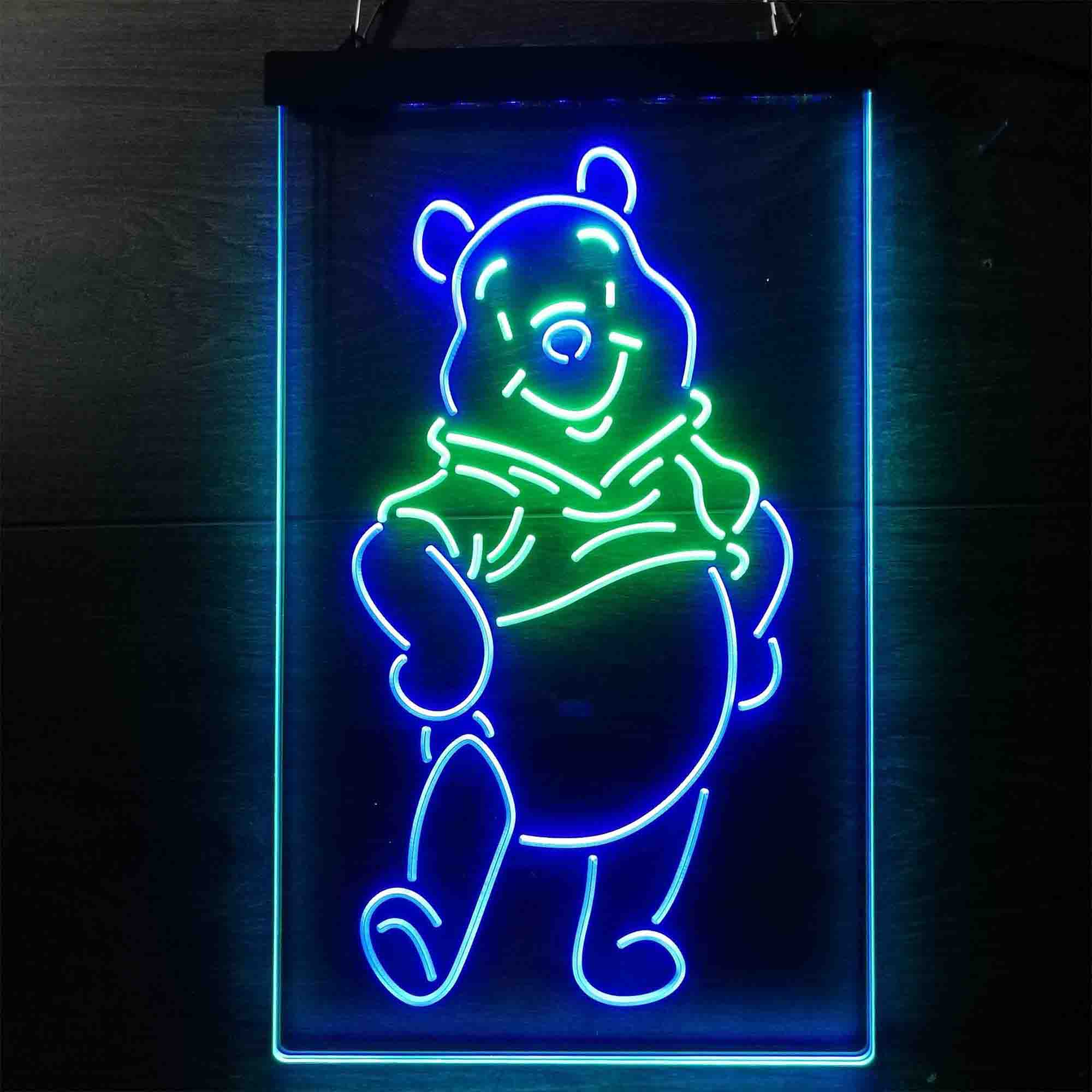 Winnie the Pooh Stand Up Neon LED Sign