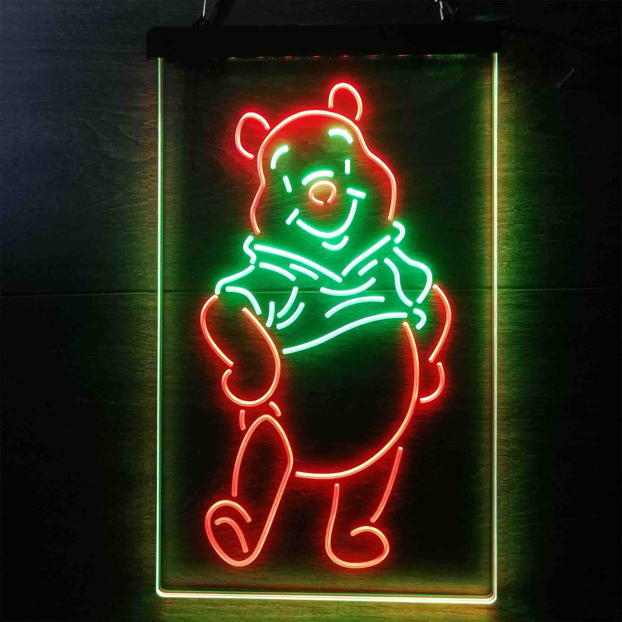 Winnie the Pooh Stand Up Neon LED Sign