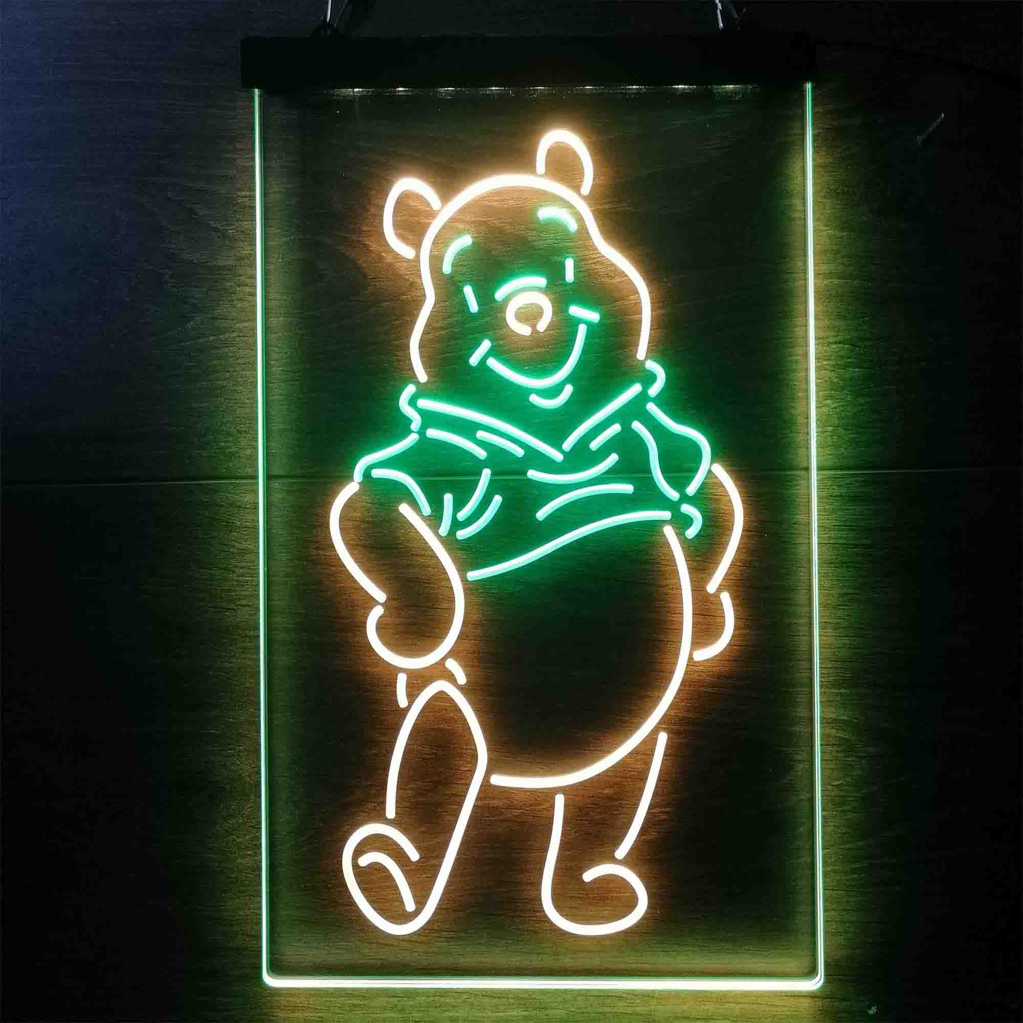 Winnie the Pooh Stand Up Neon LED Sign