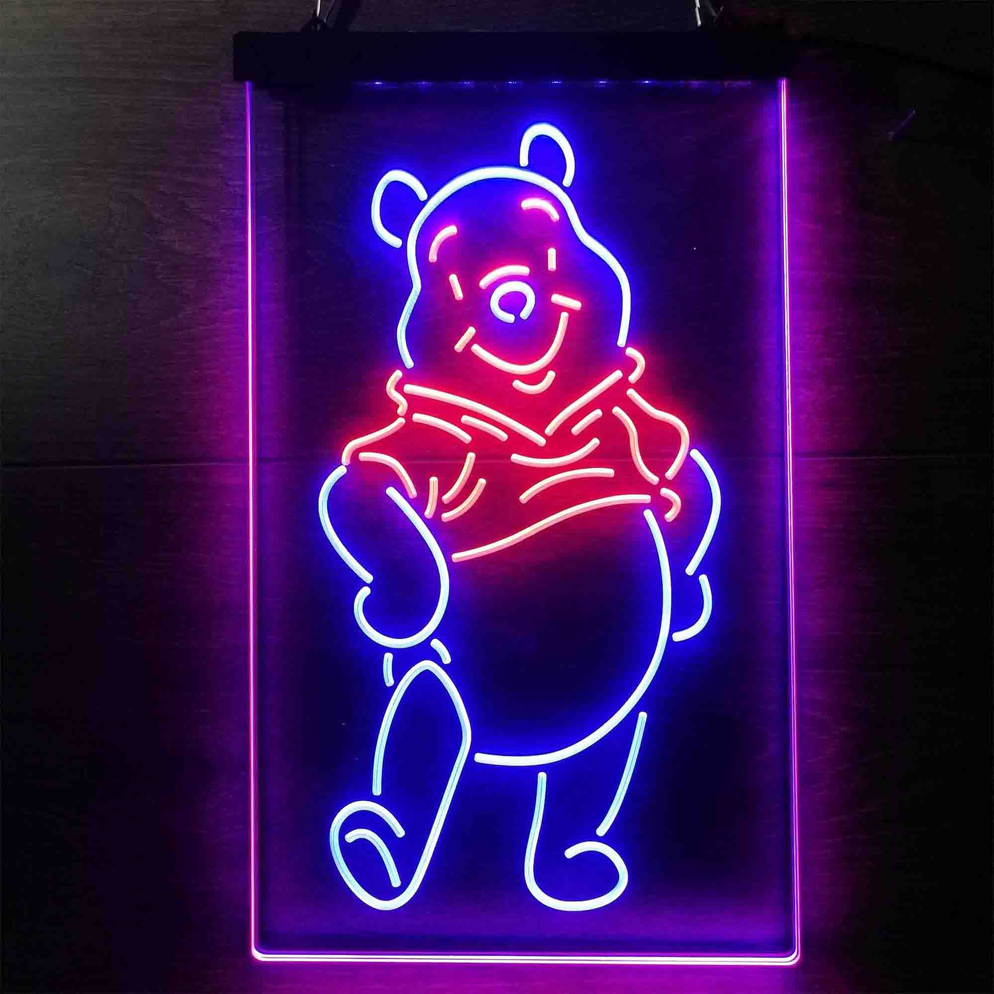 Winnie the Pooh Stand Up Neon LED Sign