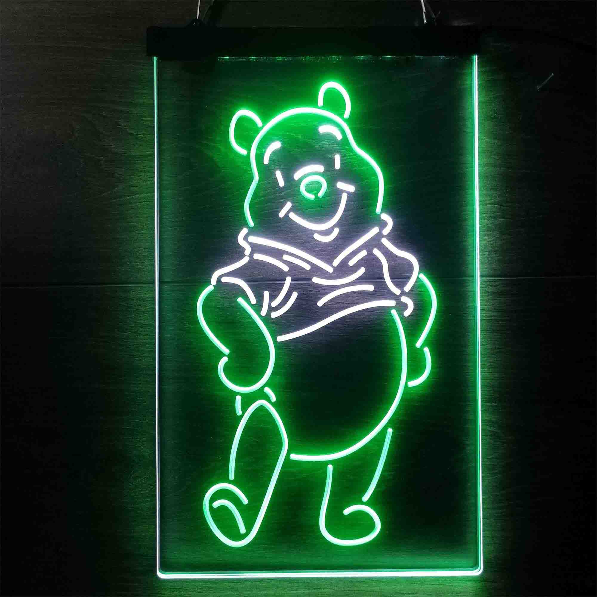 Winnie the Pooh Stand Up Neon LED Sign