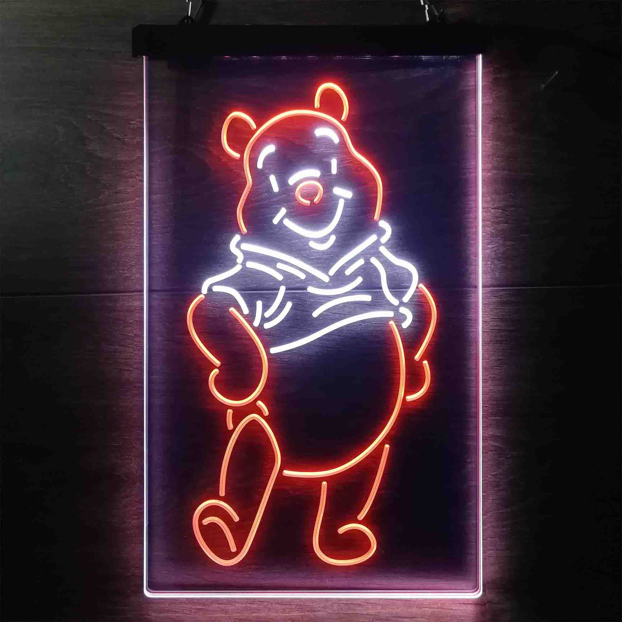 Winnie the Pooh Stand Up Neon LED Sign