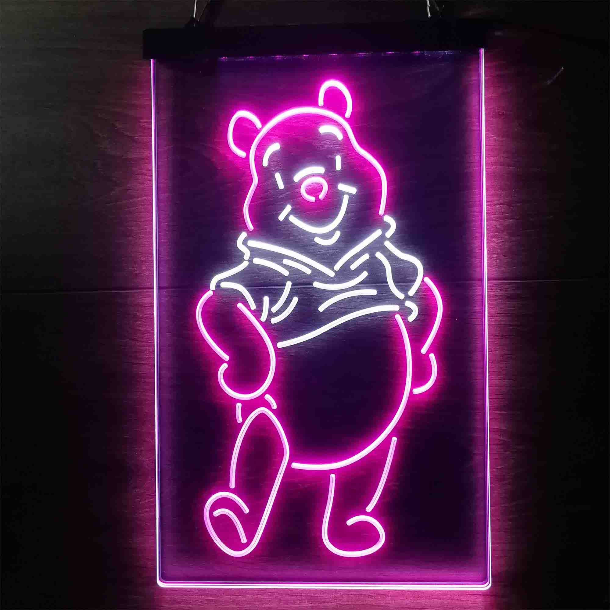 Winnie the Pooh Stand Up Neon LED Sign