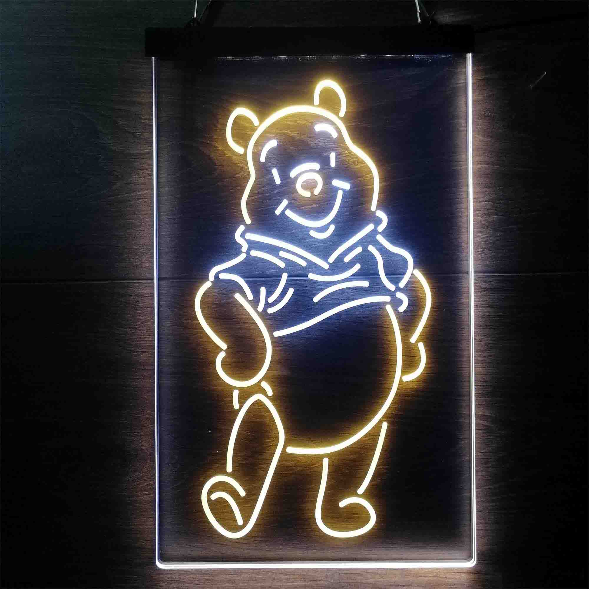 Winnie the Pooh Stand Up Neon LED Sign